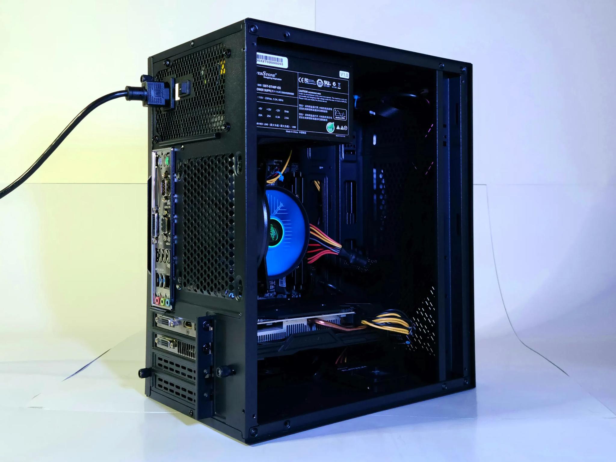 Myny60 Gaming PC Custom Windows 10 Pro GTX 1060 Micro ATX Intel Powerhouse(wifi)