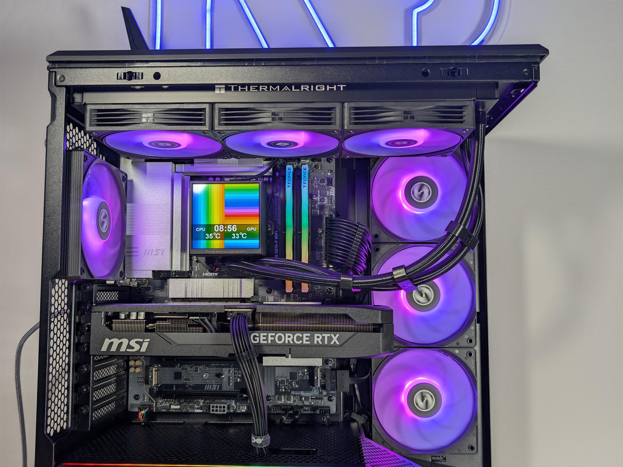 RTX 5080 // Ryzen 7 9850x3D // 32GB DDR5 // 2TB Gen4 NVMe // WiFi 7