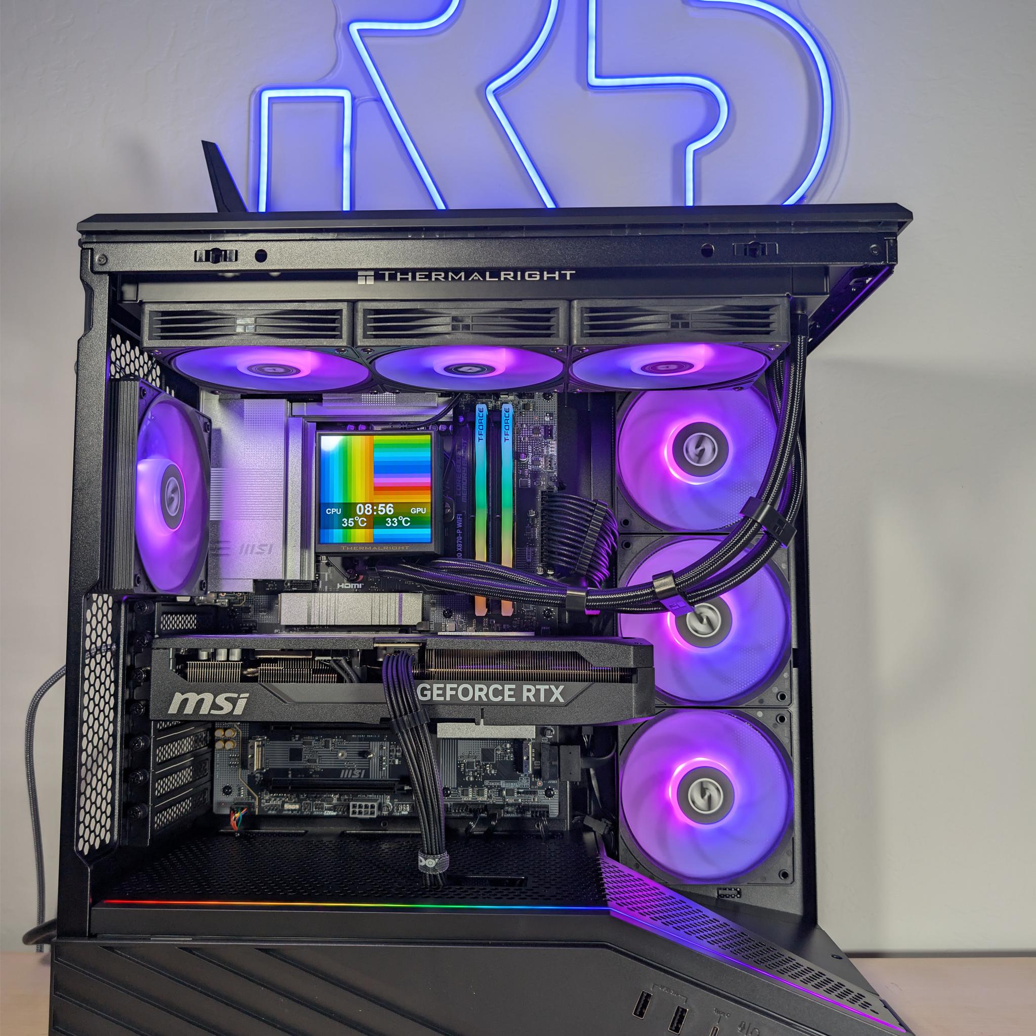 RTX 5080 // Ryzen 7 9850x3D // 32GB DDR5 // 2TB Gen4 NVMe // WiFi 7