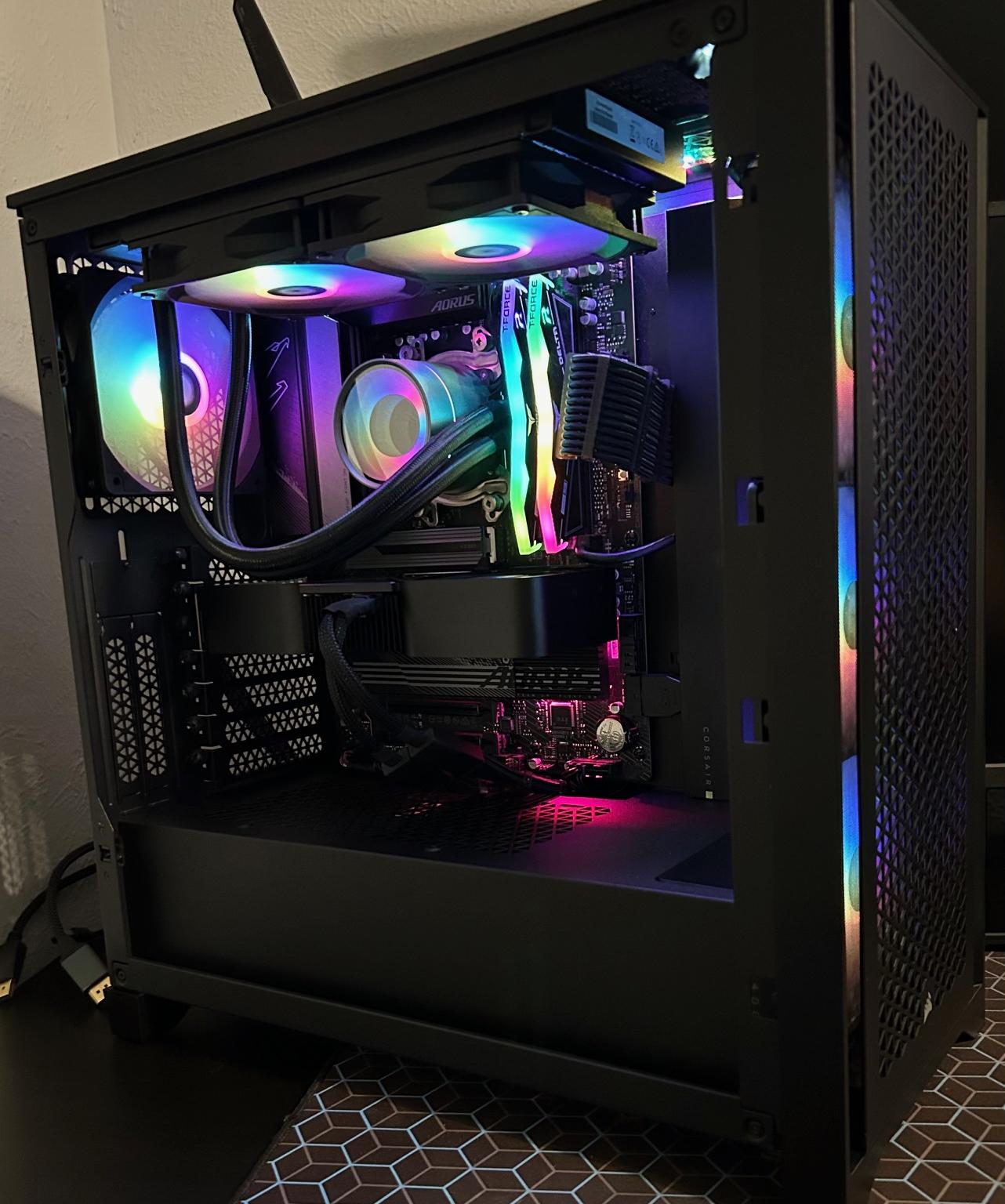 🌌 DARK GALAXY | RYZEN 7600X | RTX 4070 SUPER FE | 32GB 5600MHZ | 2TB NVME GEN4 W/FREE MOUSE 🌌