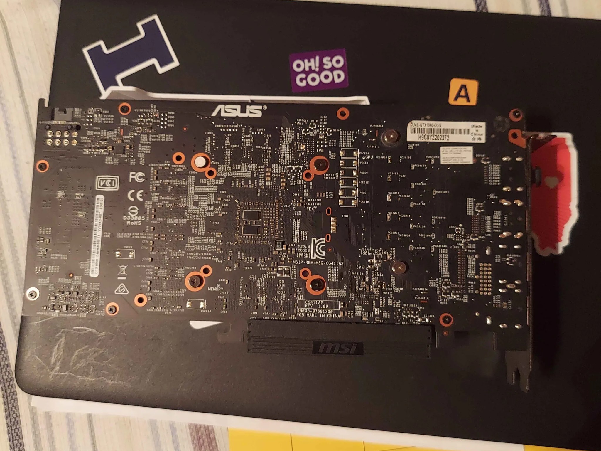 Asus 1060 GTX 3gb White