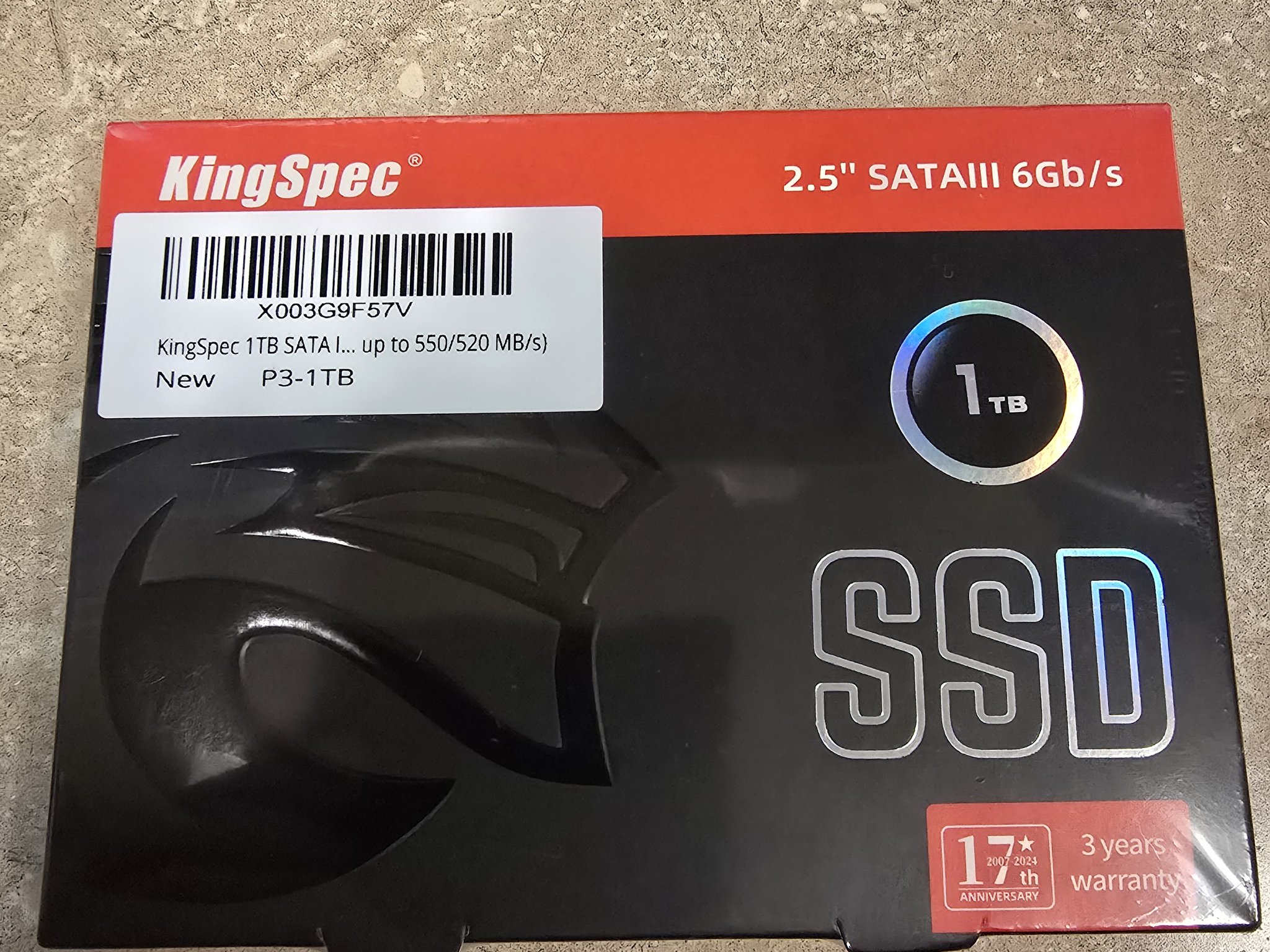1tb King spec SATA SSD