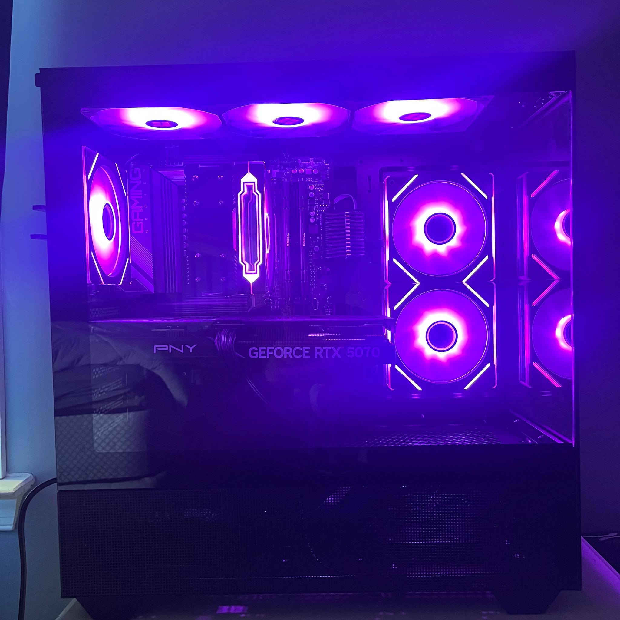 RTX 5070 | Ryzen 5 7600X | 32GB 6000MHz DDR5 | 1TB NVME | Black Gaming PC