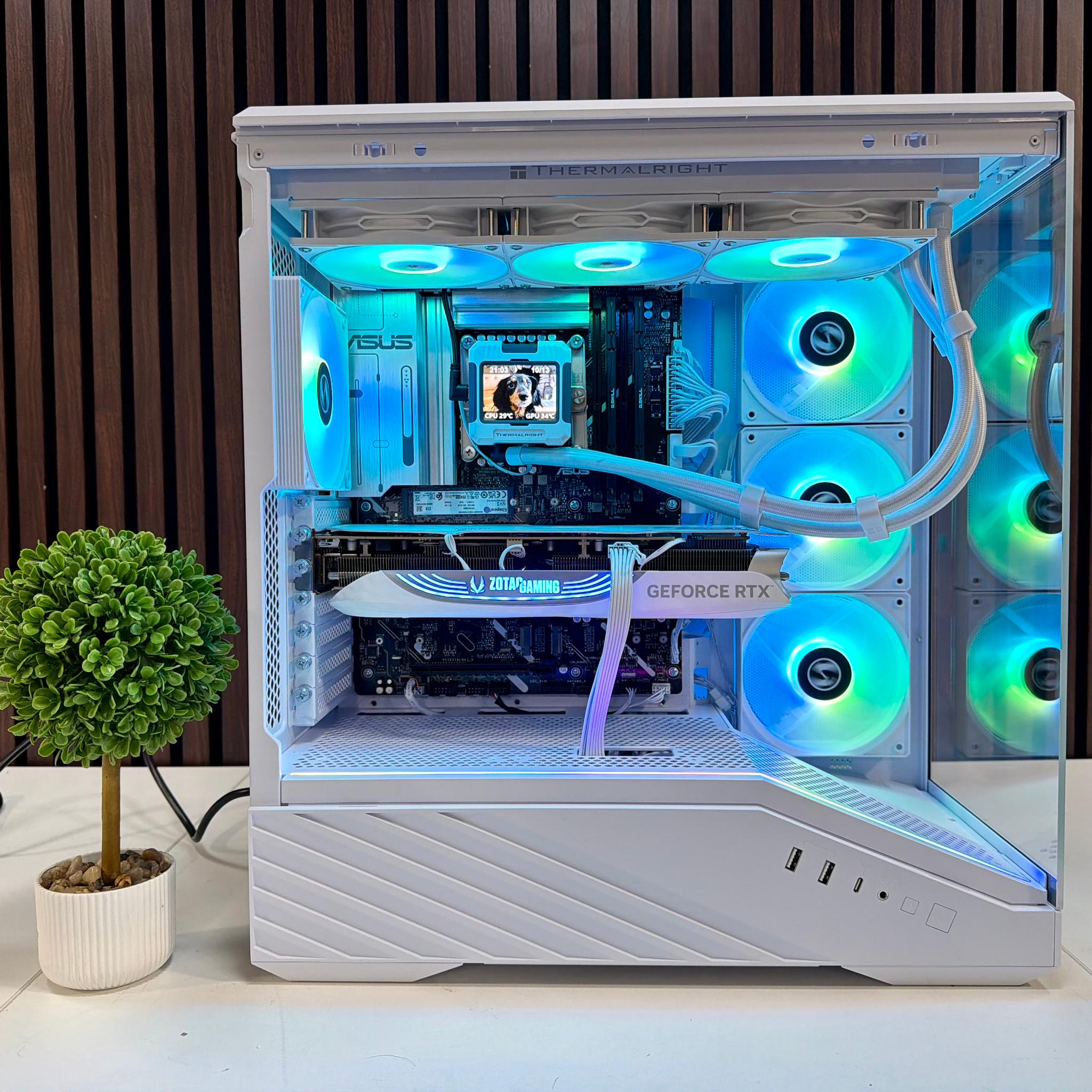 RTX 4080 | Intel Ultra 9 285k | 32GB DDR5 | 2TB M.2 | 1000 Watt Gold PSU | LCD AIO