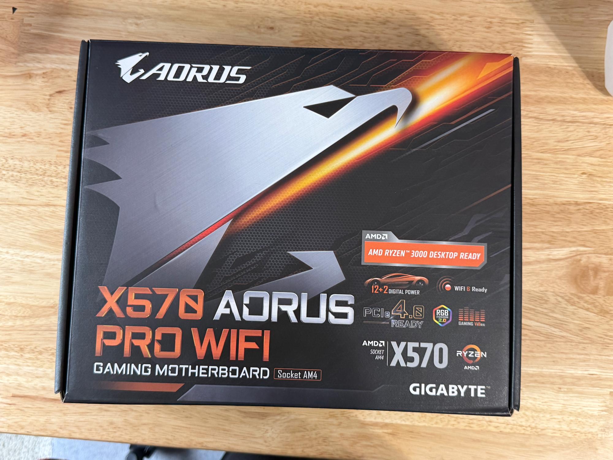 Gigabyte X570 AORUS PRO WIFI ATX AM4 Motherboard