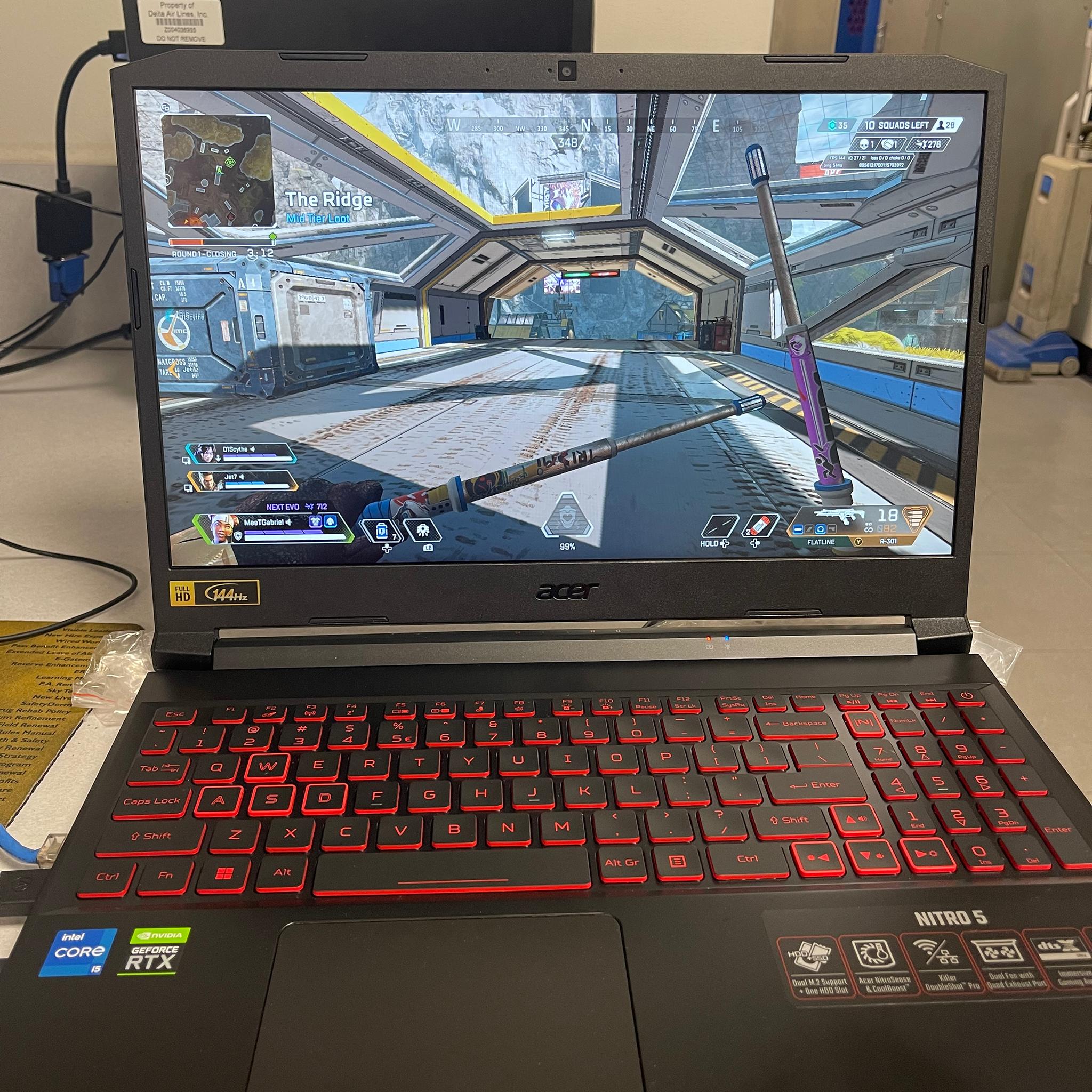 Acer Nitro 5 RTX 3060 i5-11400H @2.7GHZ 144hz Windows 11