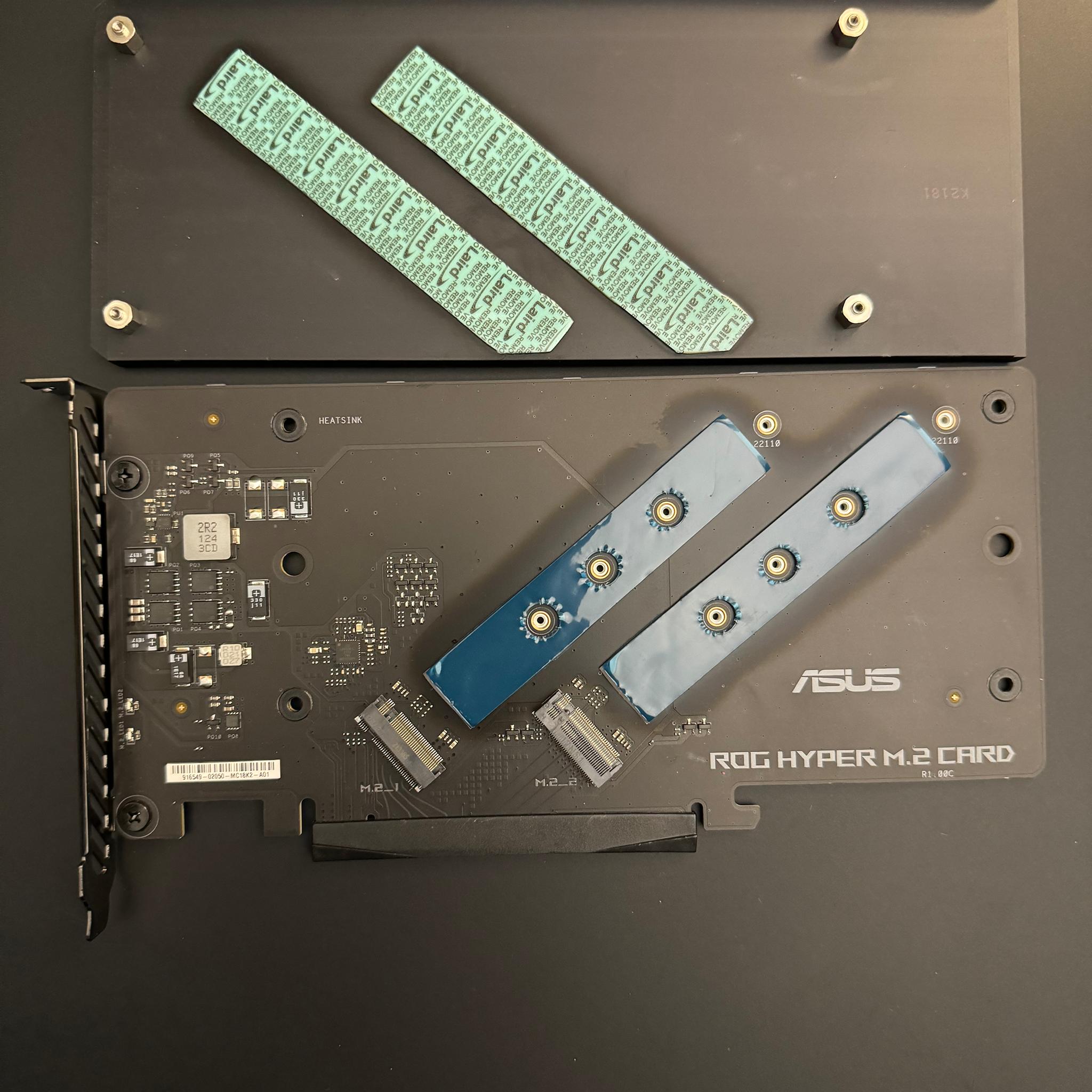 Asus M.2 expansion card