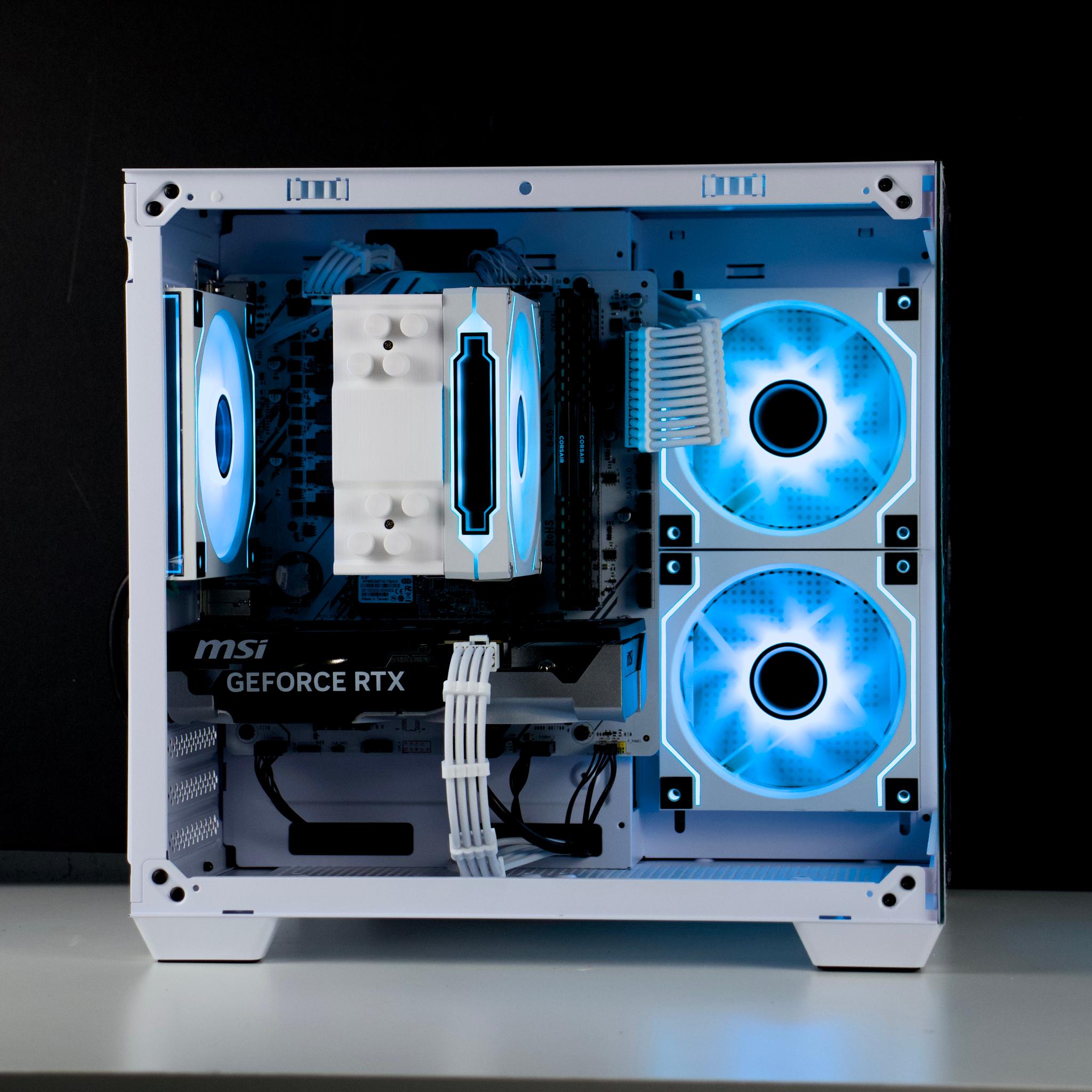 🧊❄️🧊 White Gaming PC – RTX 5060, Ryzen 5 5600X, 32GB RAM, 960GB SSD - WiFi, BlueTooth 🧊❄️🧊
