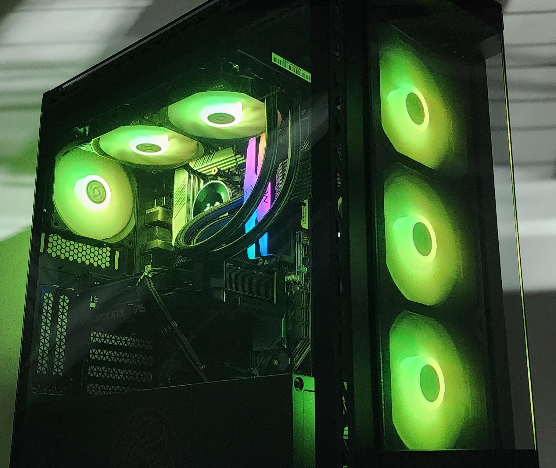 Gaming PC Ryzen 7 5700X 16GB RAM 1TB SSD RTX 5060  8GB Windows 11 Computer