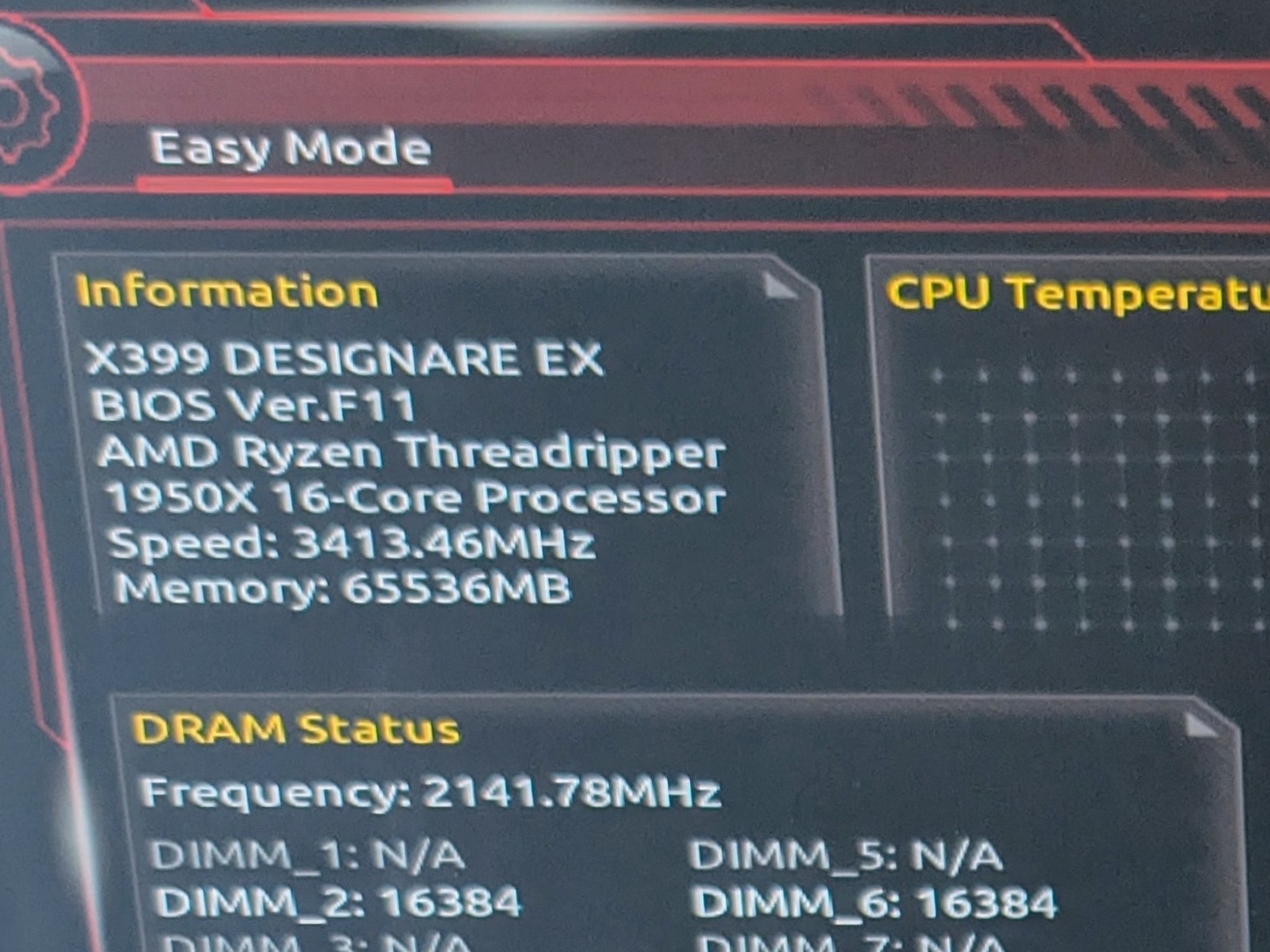 ⭐Bundle⭐Gigabyte X399 Designare Threadripper 1950X 64GB RAM