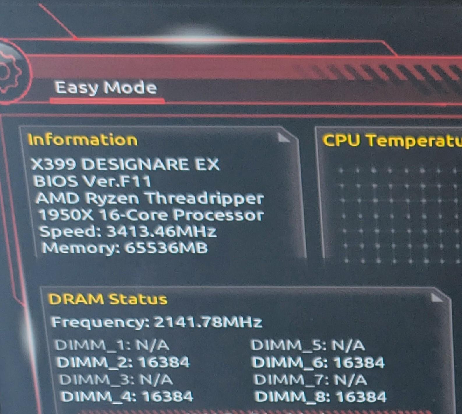 ⭐Bundle⭐Gigabyte X399 Designare Threadripper 1950X 64GB RAM