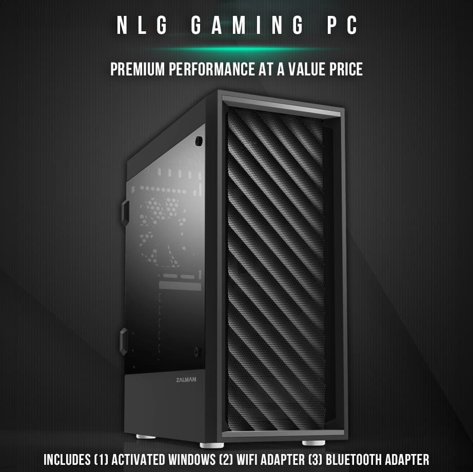 💎 Pure Performance Gaming PC - Intel 10-Core, GeForce GTX 1070Ti, 32GB RAM, 512GB M.2 SSD, WIFI