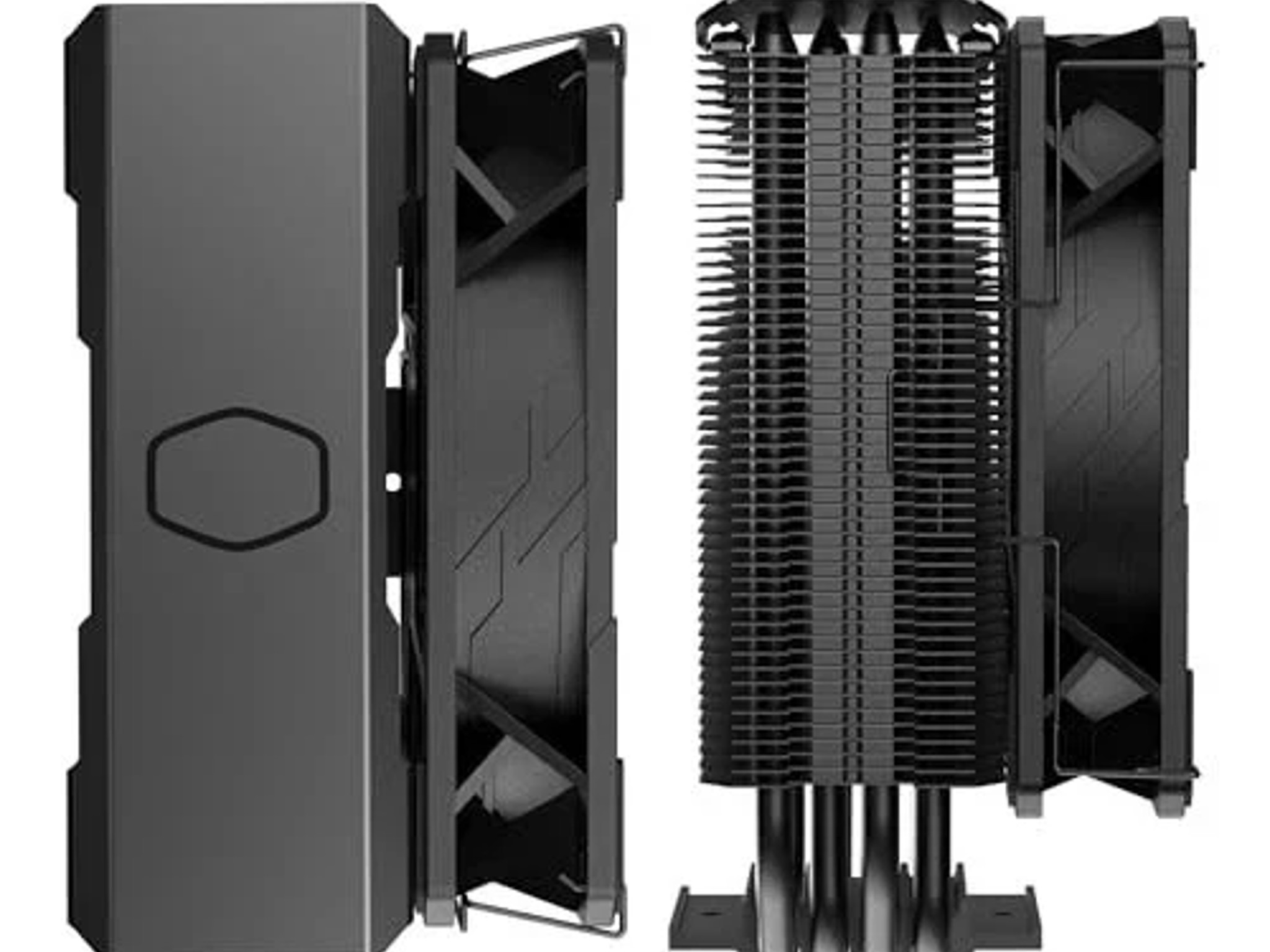 NEW - Cooler Master Hyper 212 Black CPU Air Cooler – 120mm High Performance PWM Fan