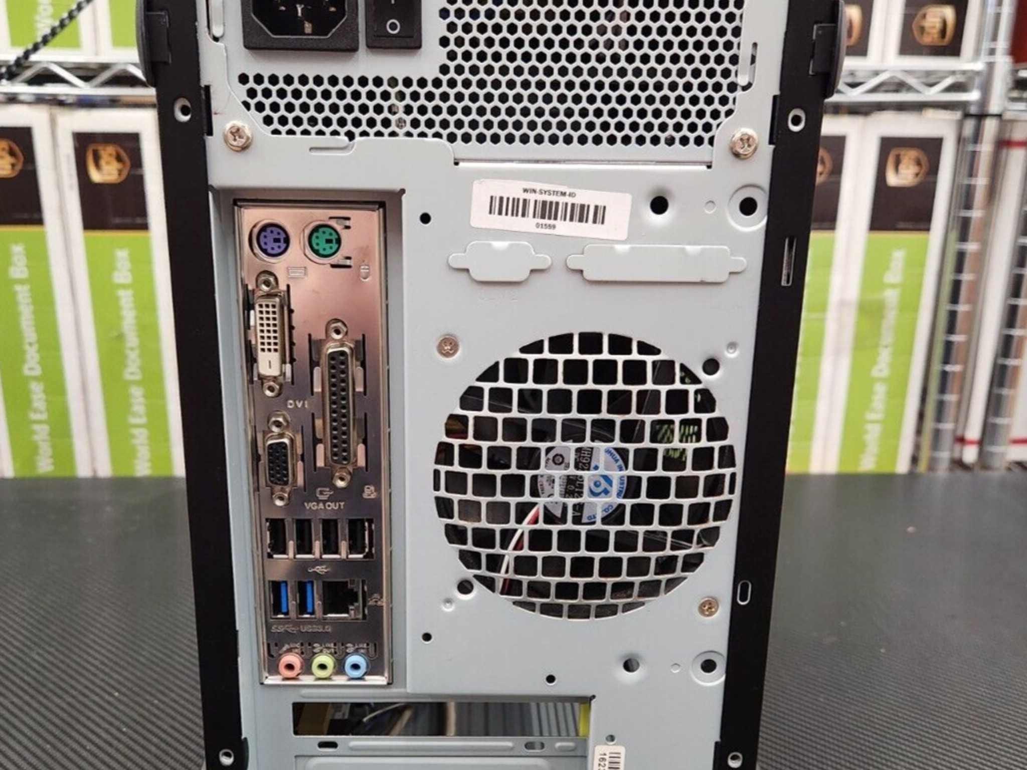 Asus H81M Tower Intel Core i3-4130, 4GB RAM, 500GB HDD, Windows 10 Home (No GPU)