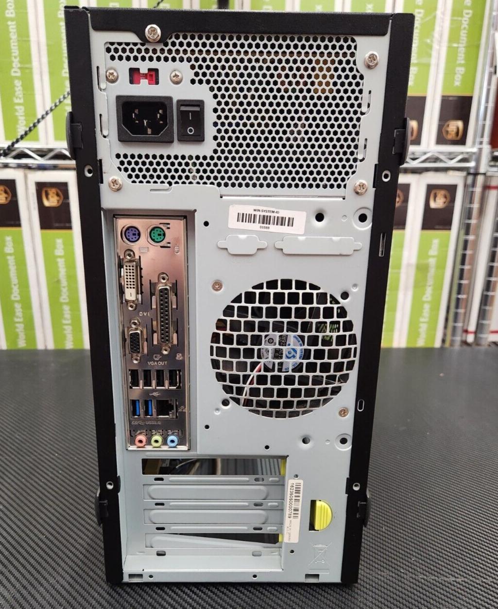 Asus H81M Tower Intel Core i3-4130, 4GB RAM, 500GB HDD, Windows 10 Home (No GPU)