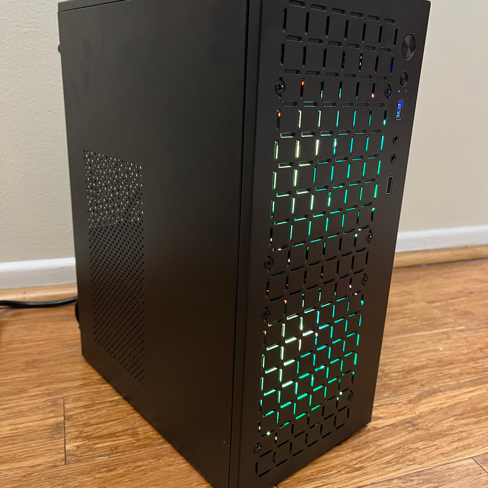 NVIDIA RTX 2060, Intel Core i5-6600, 12GB DDR4 RAM, 870 GB Storage - Small Gaming PC