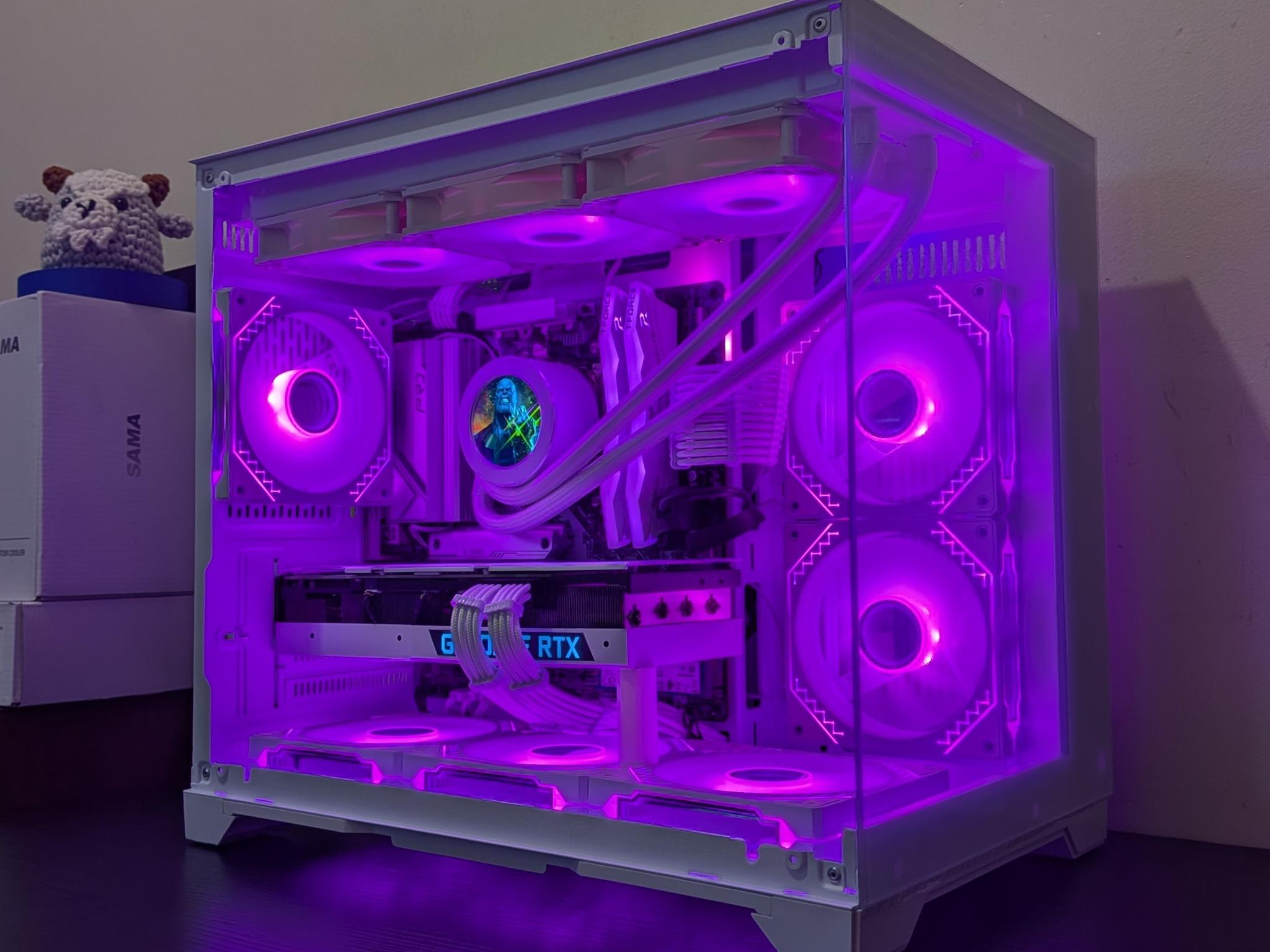 🔥🦢 White Gaming PC | RTX 3080 | Ryzen 7600X | 1TB SSD | 32GB RAM | WiFi 6 & Bluetooth 🦢🔥