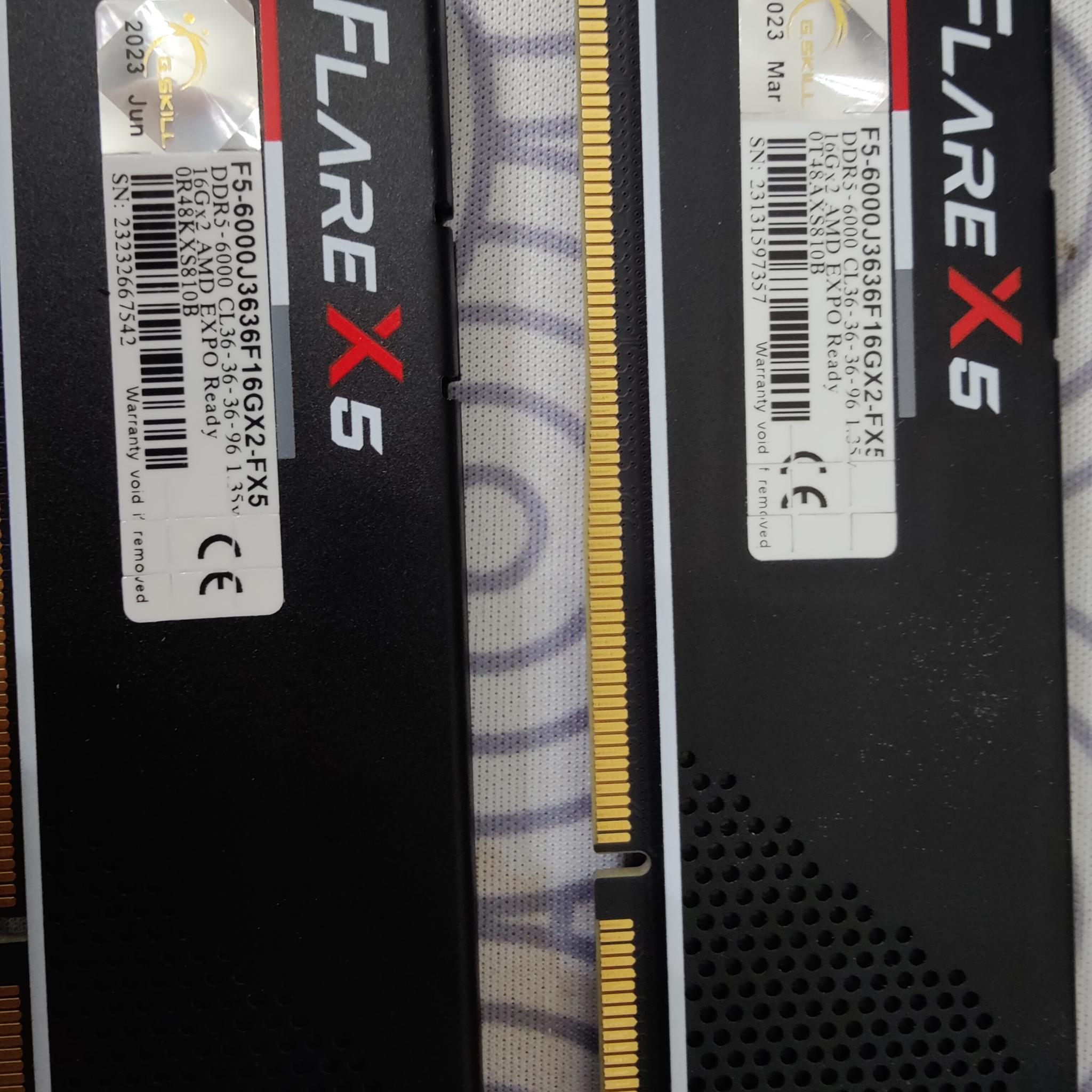 G. Skill Flare x5 DDR5 32GB 600mhz cl36