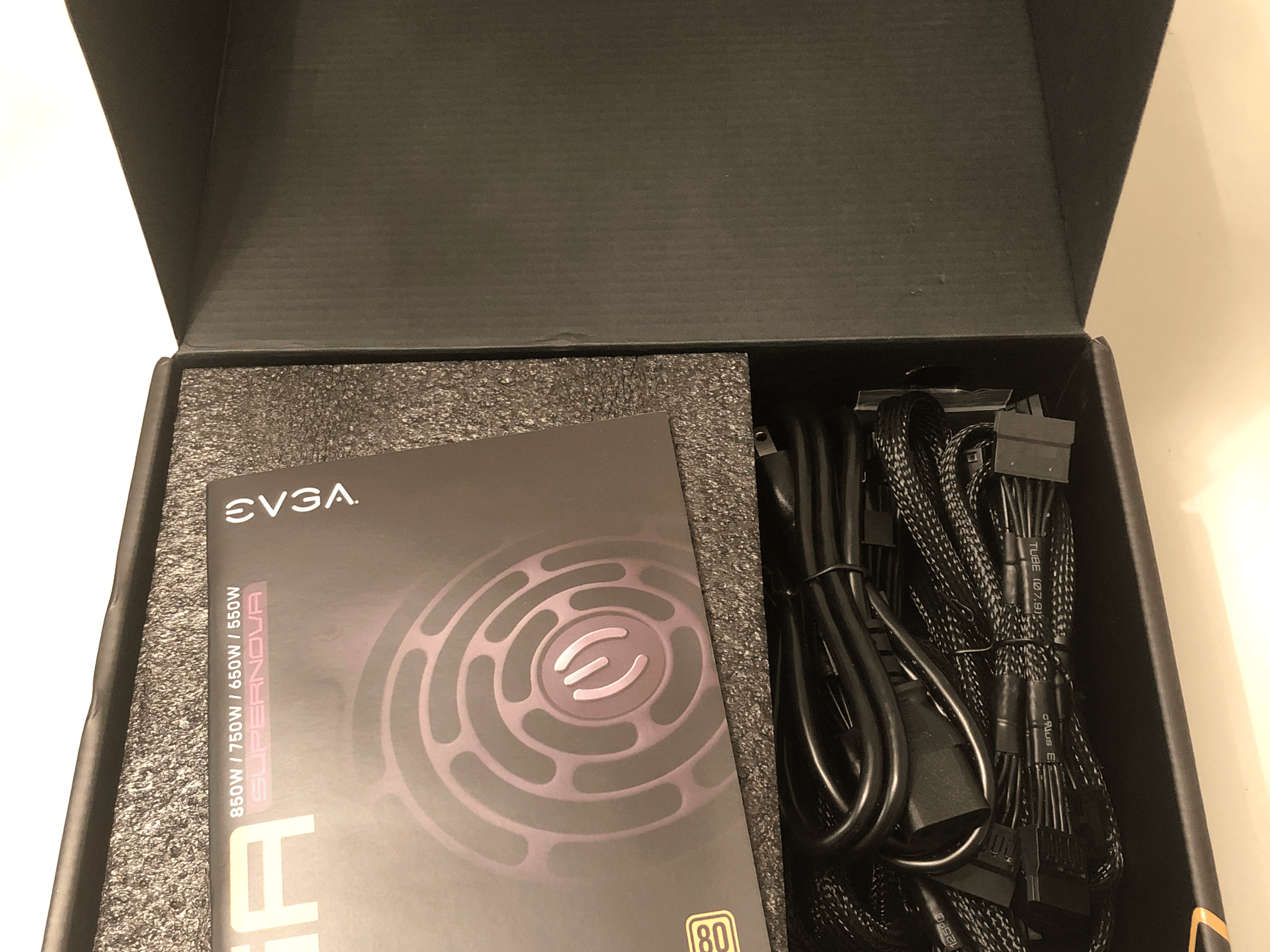  ***OPEN BOX*** EVGA SuperNOVA GA 850 Watt 80 PLUS Gold ATX Fully Modular Power Supply