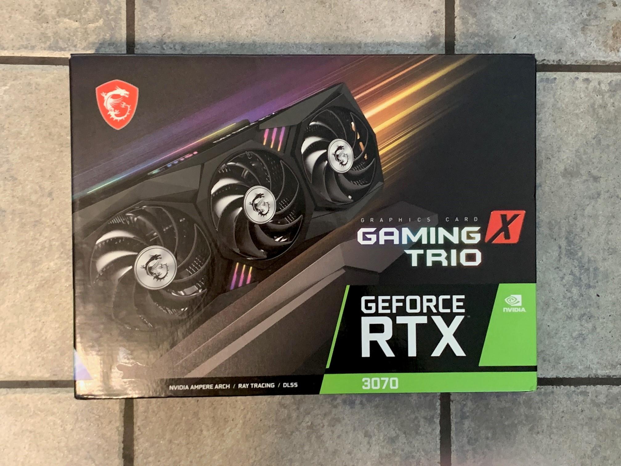 MSI GeForce RTX 3070 GAMING X TRIO 8GB GDDR6 Graphics Card - Used