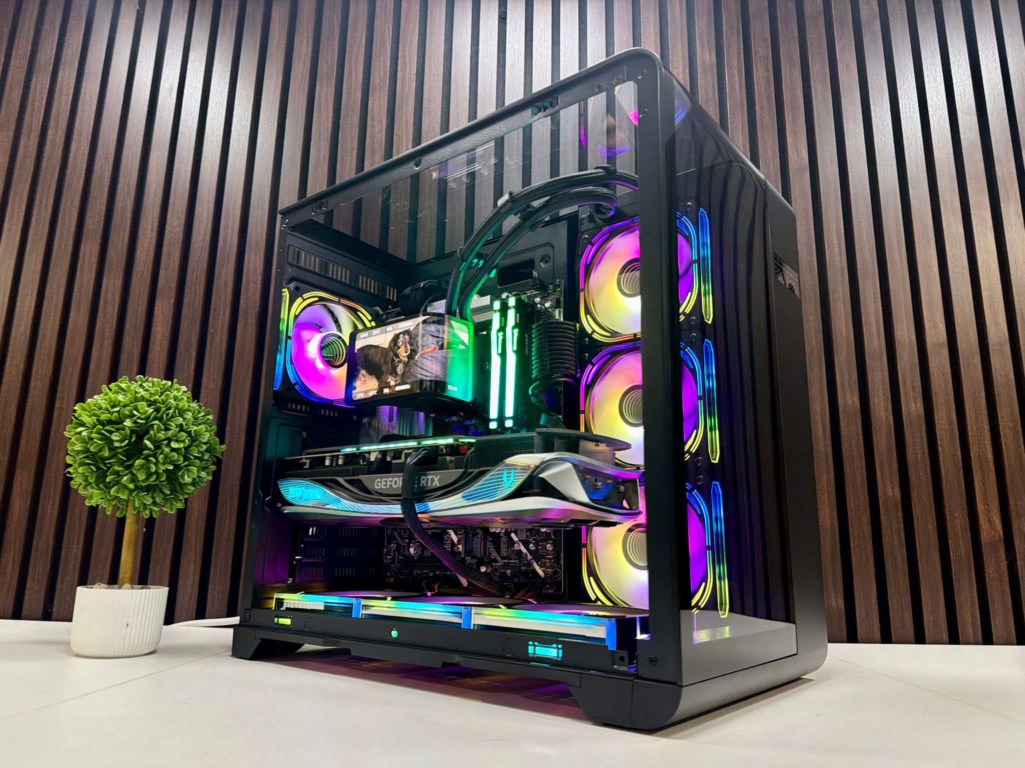 RTX 4080 | Intel Ultra 9 285k | 32GB DDR5 | 2TB M.2 | 1000 Watt Gold PSU | LCD AIO