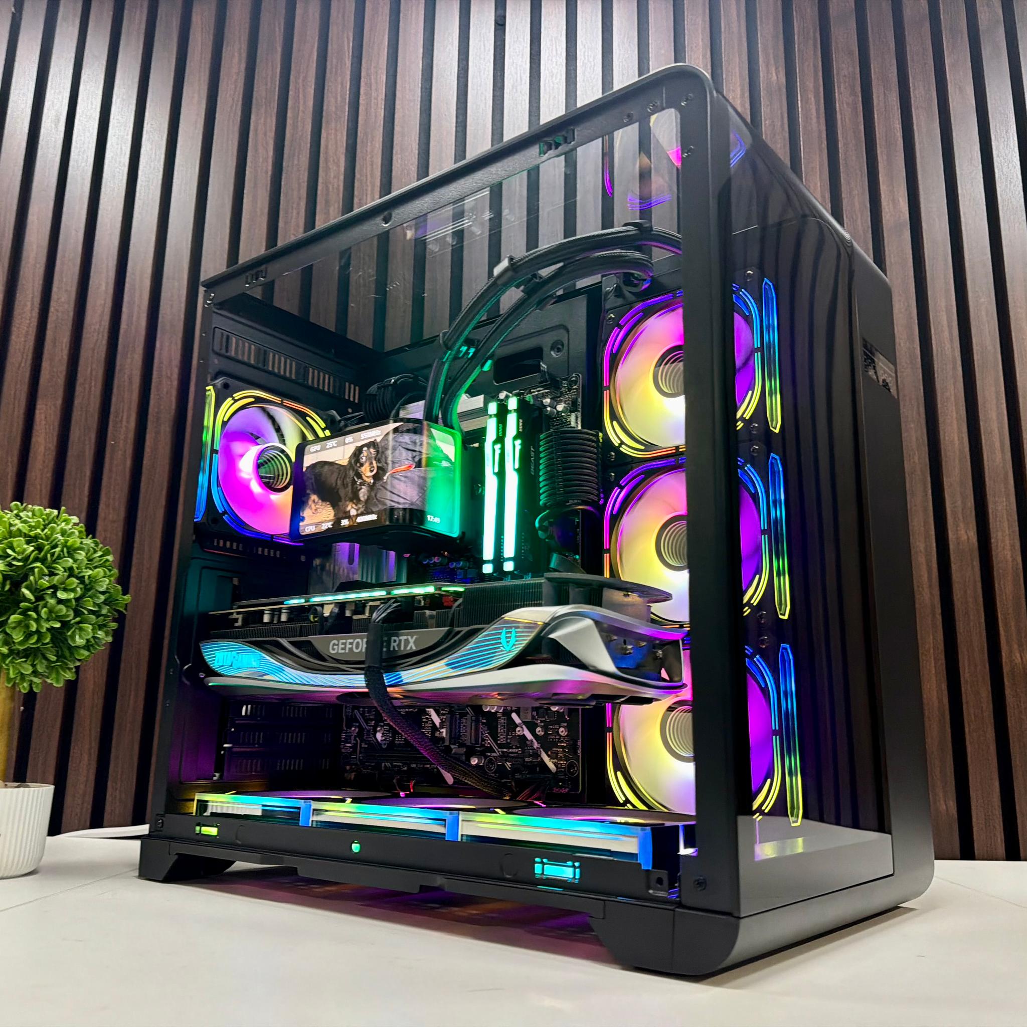 RTX 4080 | Intel Ultra 9 285k | 32GB DDR5 | 2TB M.2 | 1000 Watt Gold PSU | LCD AIO