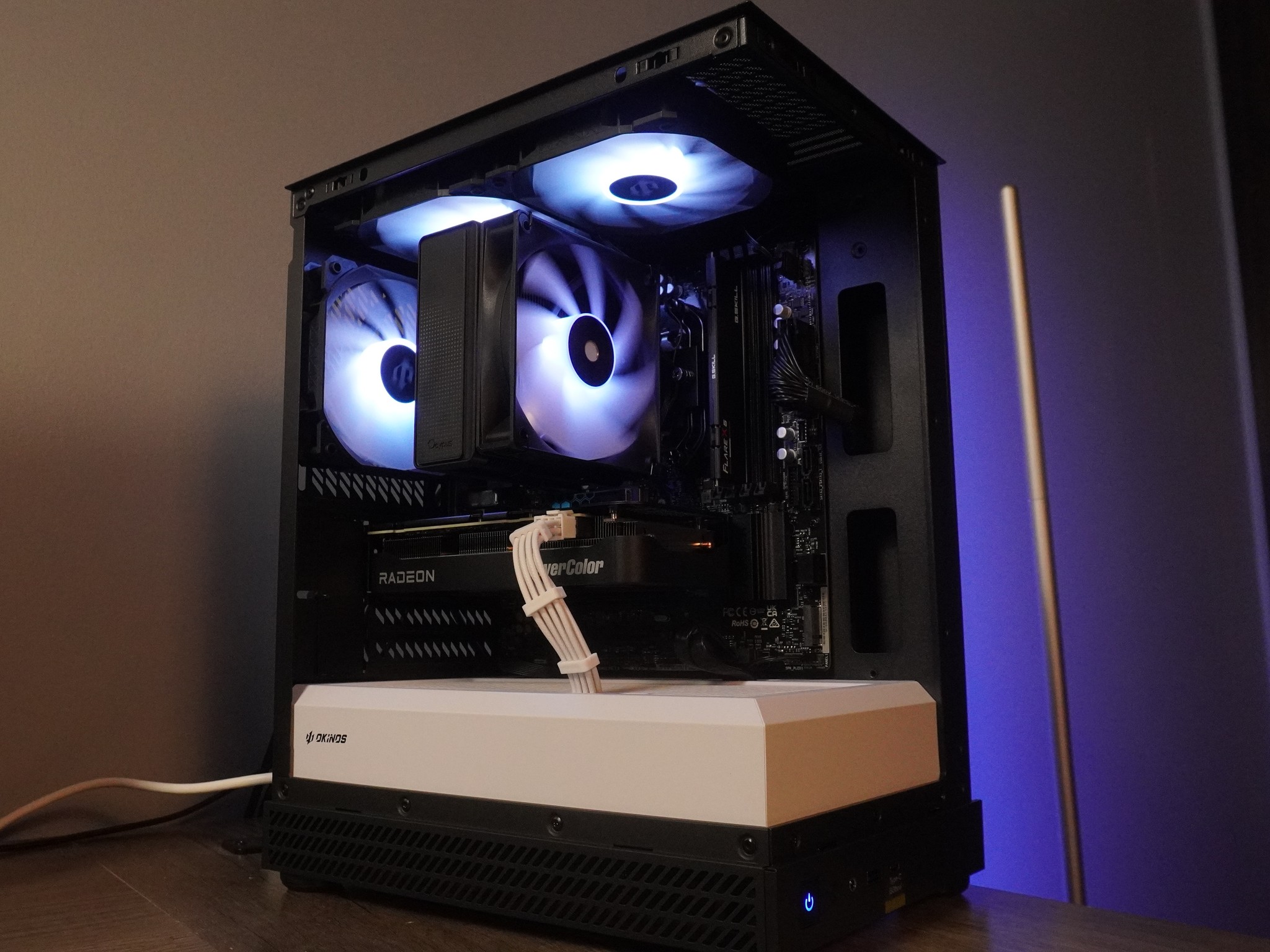 🤍CLEAN BEAST🖤 PRICE TO PERFORMANCE 💪 1440p/1080p MACHINE  🧡RX 9060XT 16GB 🧡 Ryzen 5 7500x3d DDR5 PC