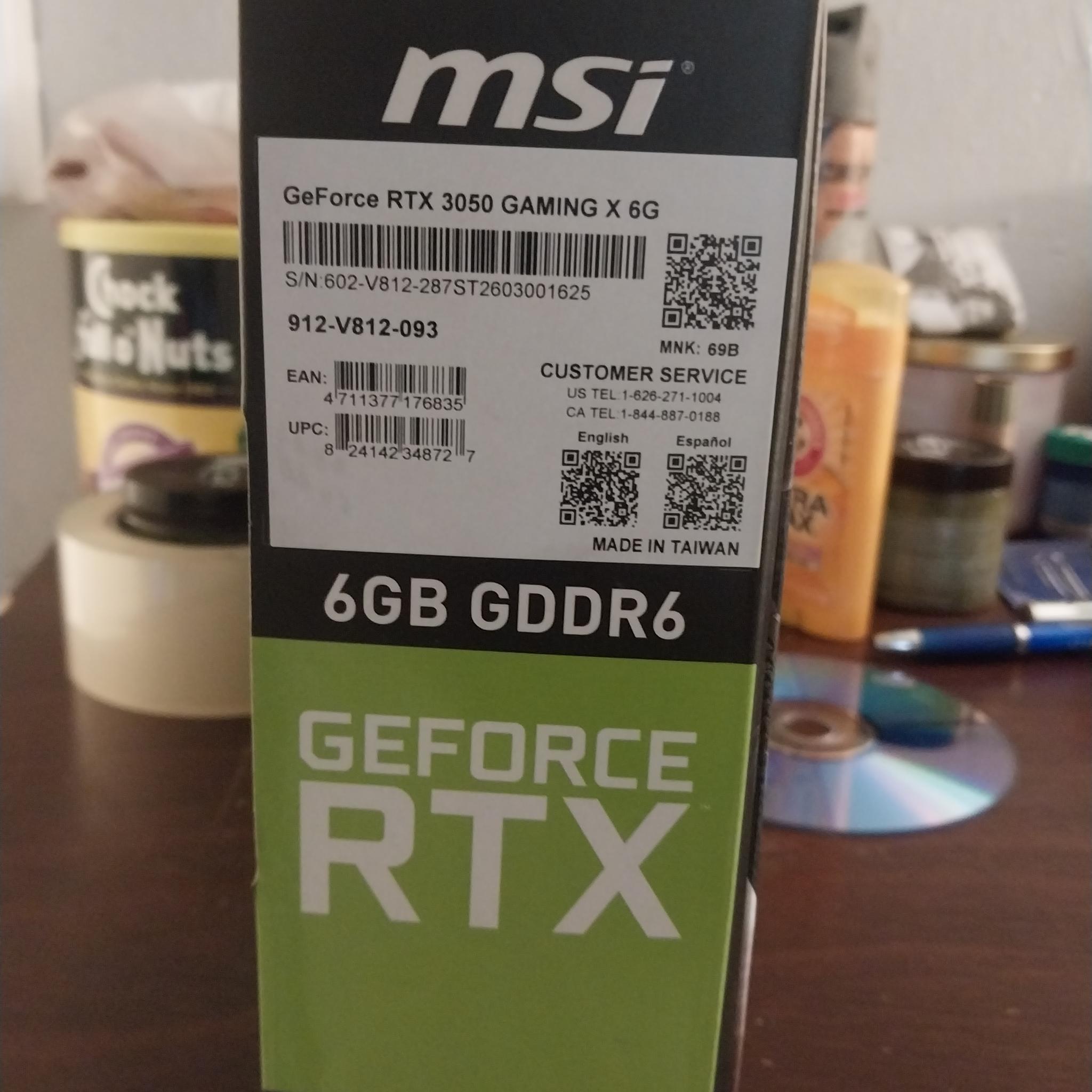 NVIDIA GeForce GTX 3050