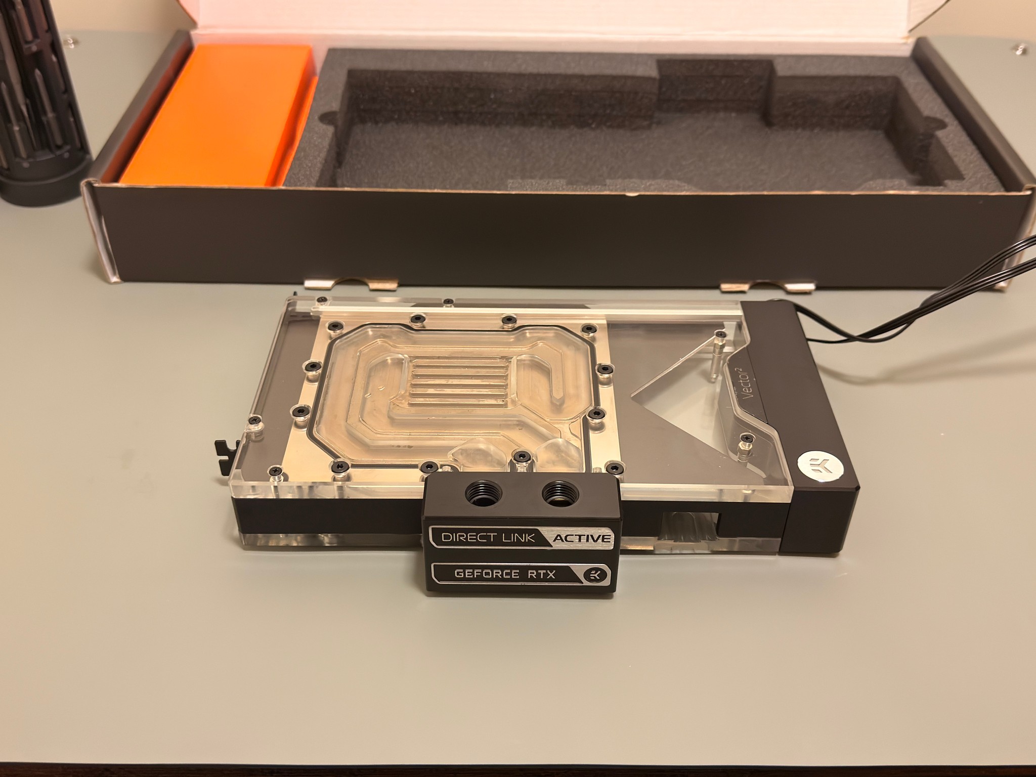 EK Quantum Vector2 ARGB GPU Water Block + Active Backplate for Nvidia RTX 4090 FE