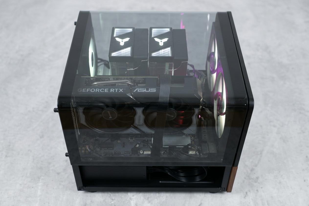 Clean Wood Jonsbo V12 1440P Build - 7600X3D | 5060 TI 16GB | 1TB NVME