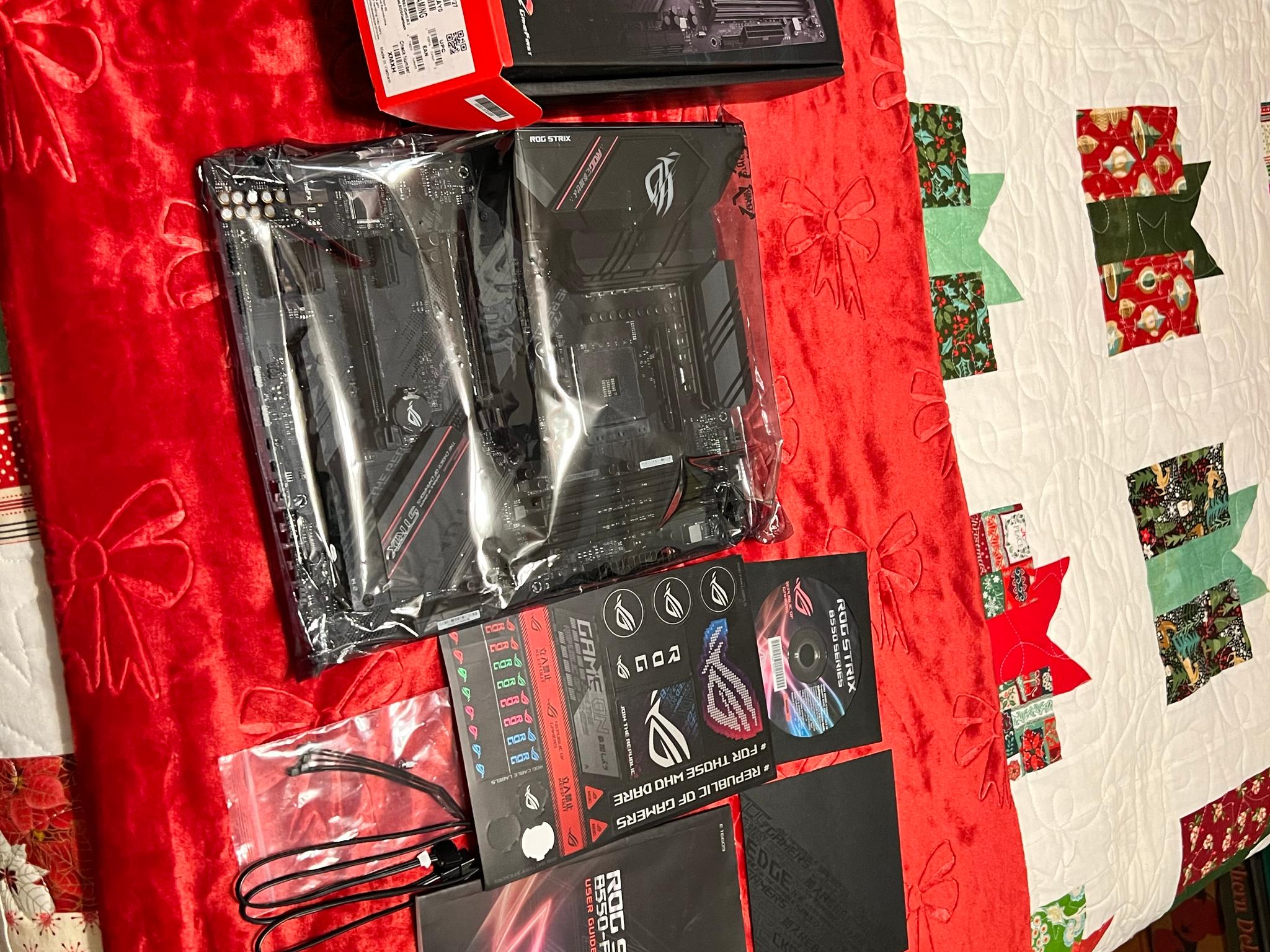 Used ASUS ROG STRIX B550-F AM4 motherboard