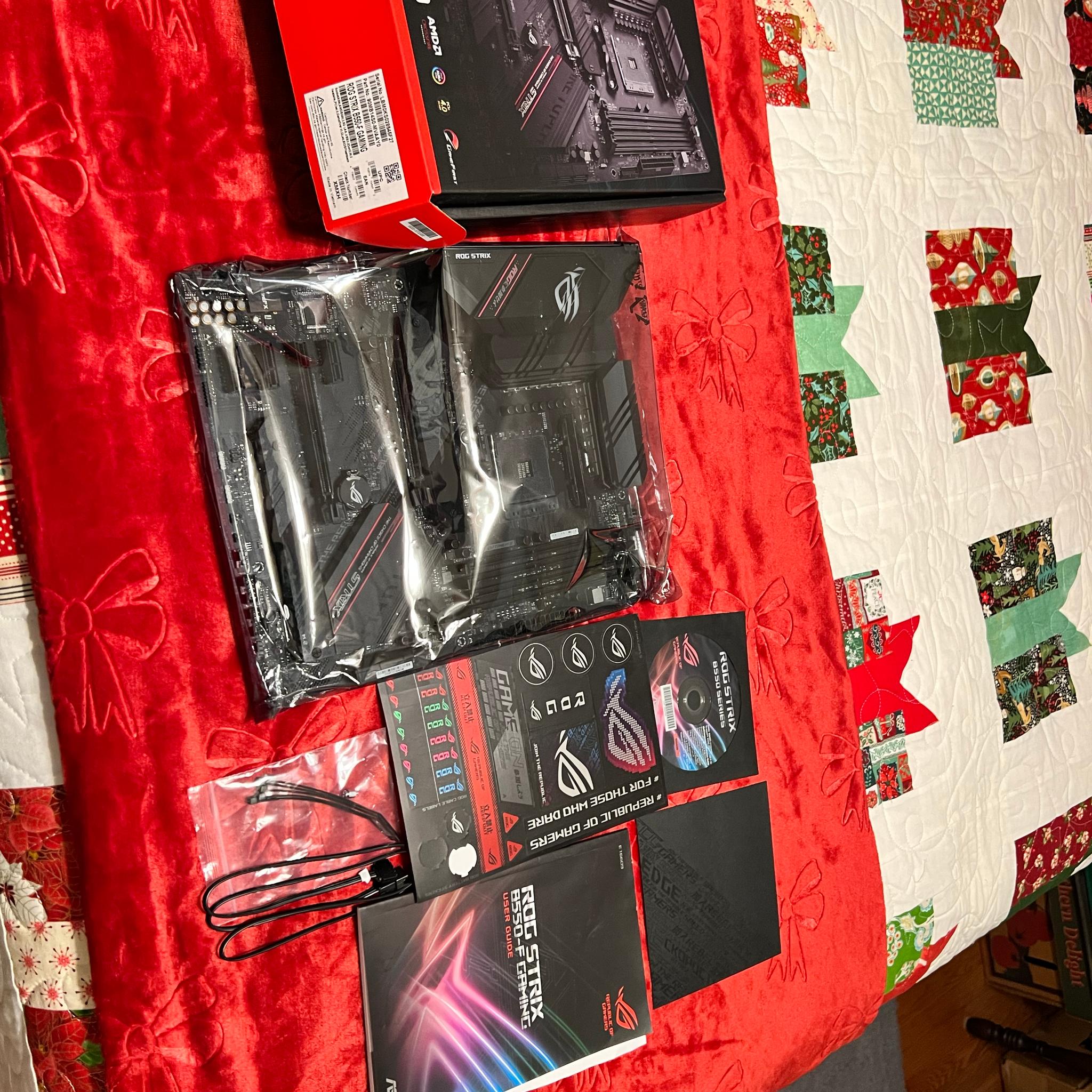 Used ASUS ROG STRIX B550-F AM4 motherboard
