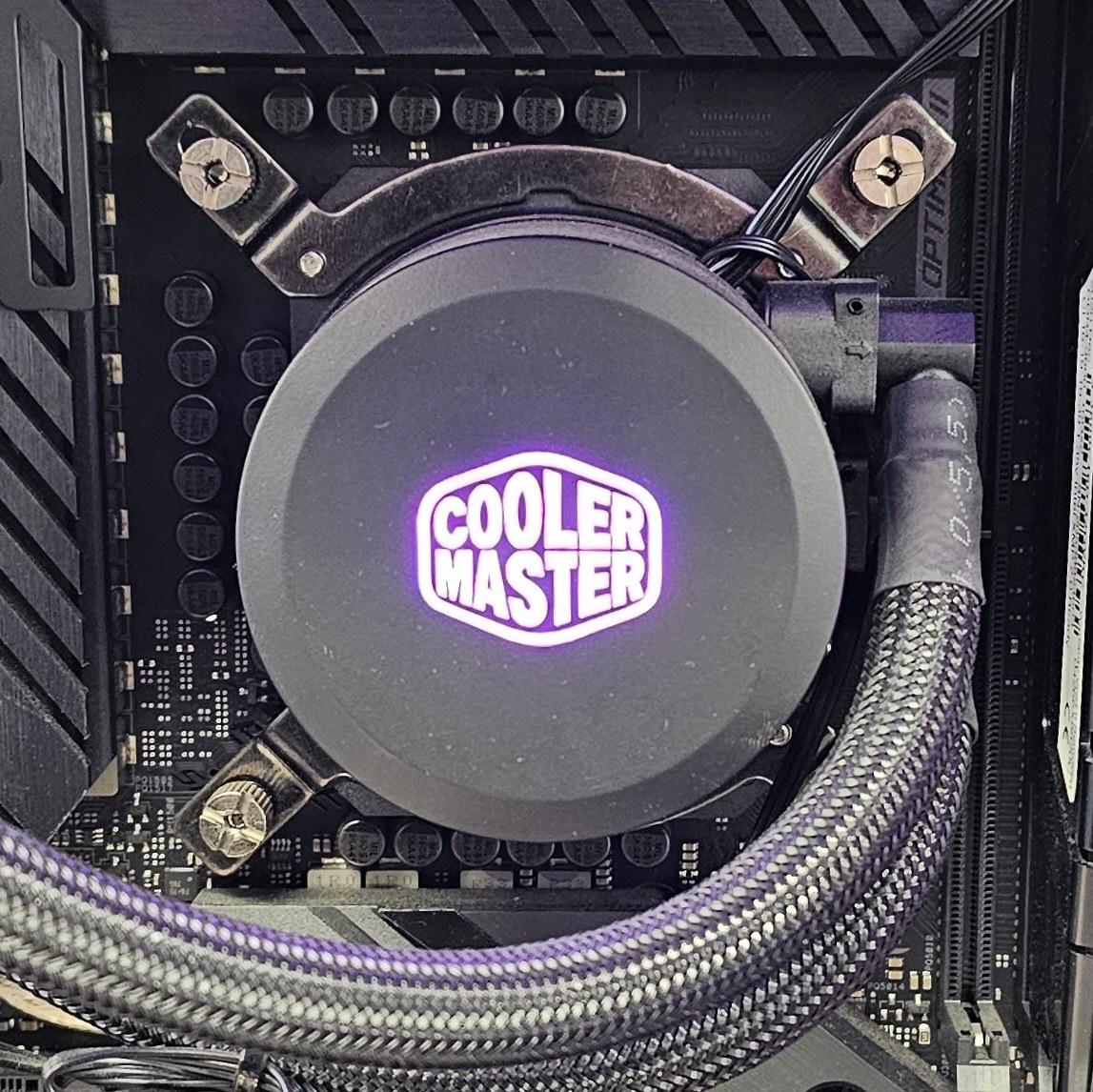 240mm AIO Cooler Master RGB CPU Liquid Cooler for Intel LGA1200