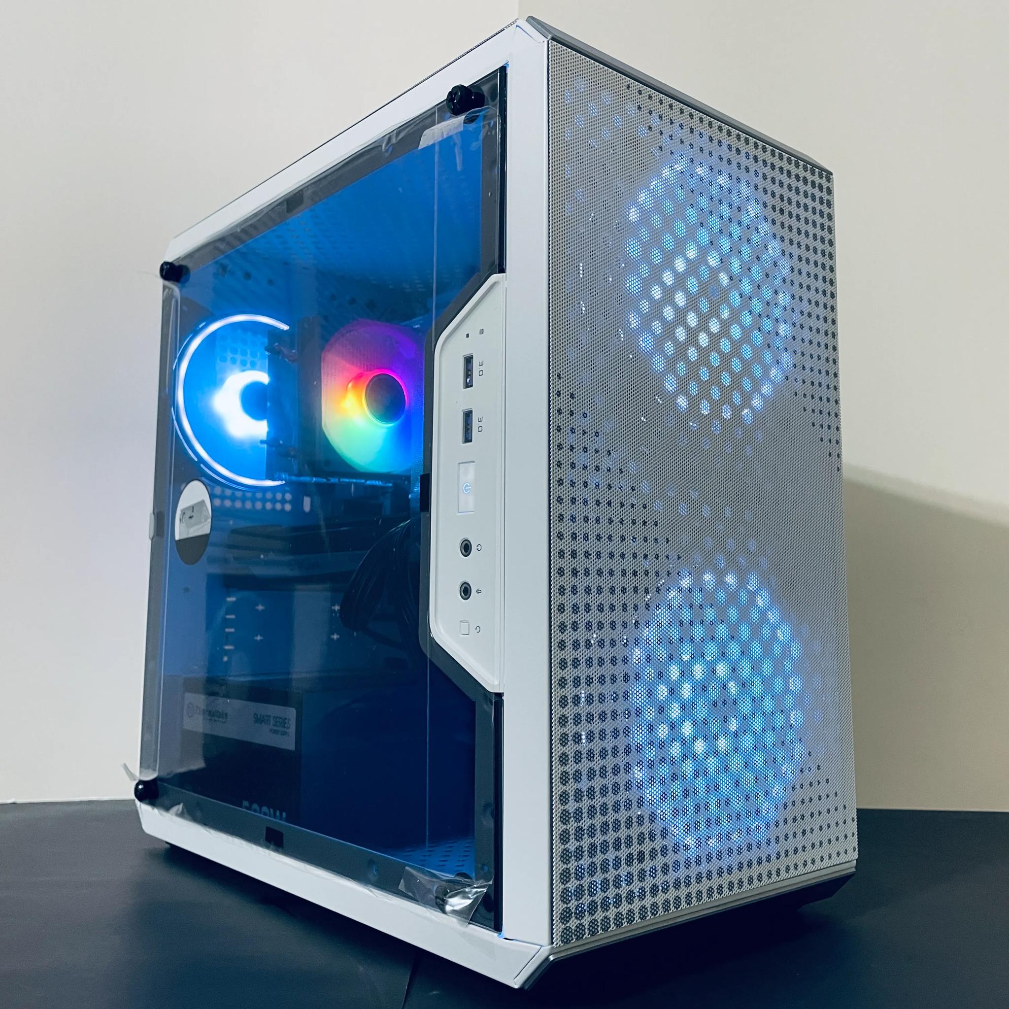 ⚡Budget White Gaming PC - Intel Xeon 10-cores ● 16GB RAM ● 512GB SSD ● Wi-Fi ● Nvidia GTX 980