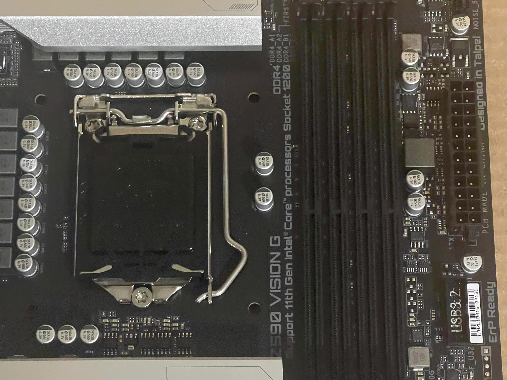 Factory Refurbished, Gigabyte Z590 Vision G LGA 1200 ATX