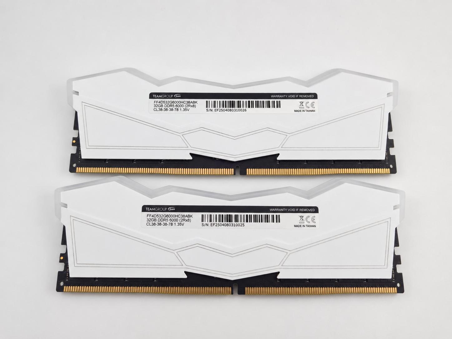 64GB DDR5 RAM Kit – WhiteTeamGroup T-Force Delta RGB