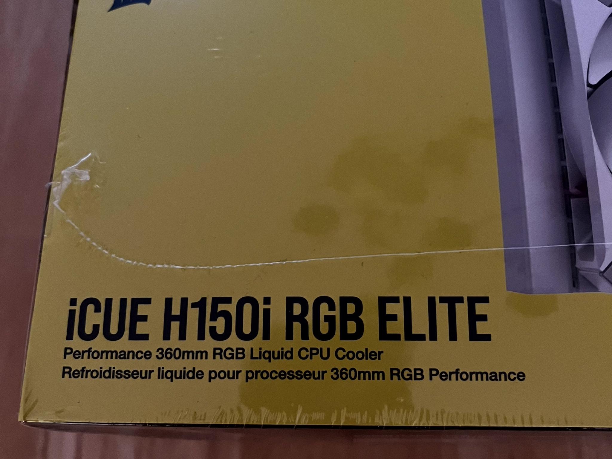 **WHITE** Corsair iCue H150i RGB Elite | AF120 RGB Elite fan 3-pack