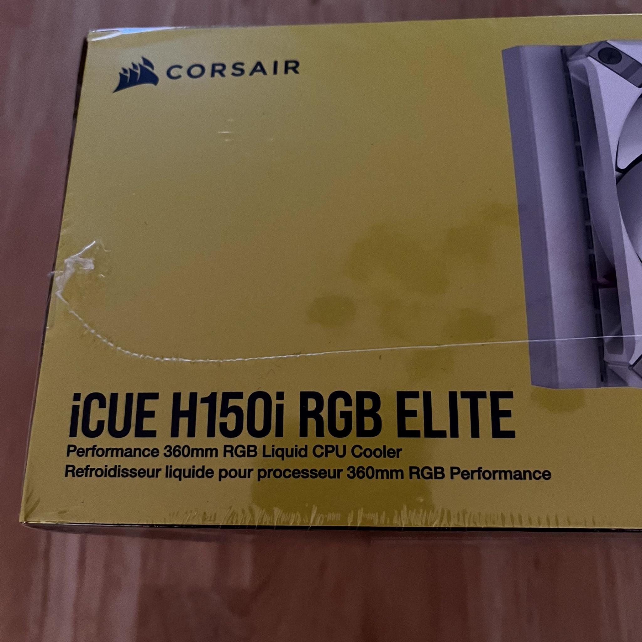 **WHITE** Corsair iCue H150i RGB Elite | AF120 RGB Elite fan 3-pack