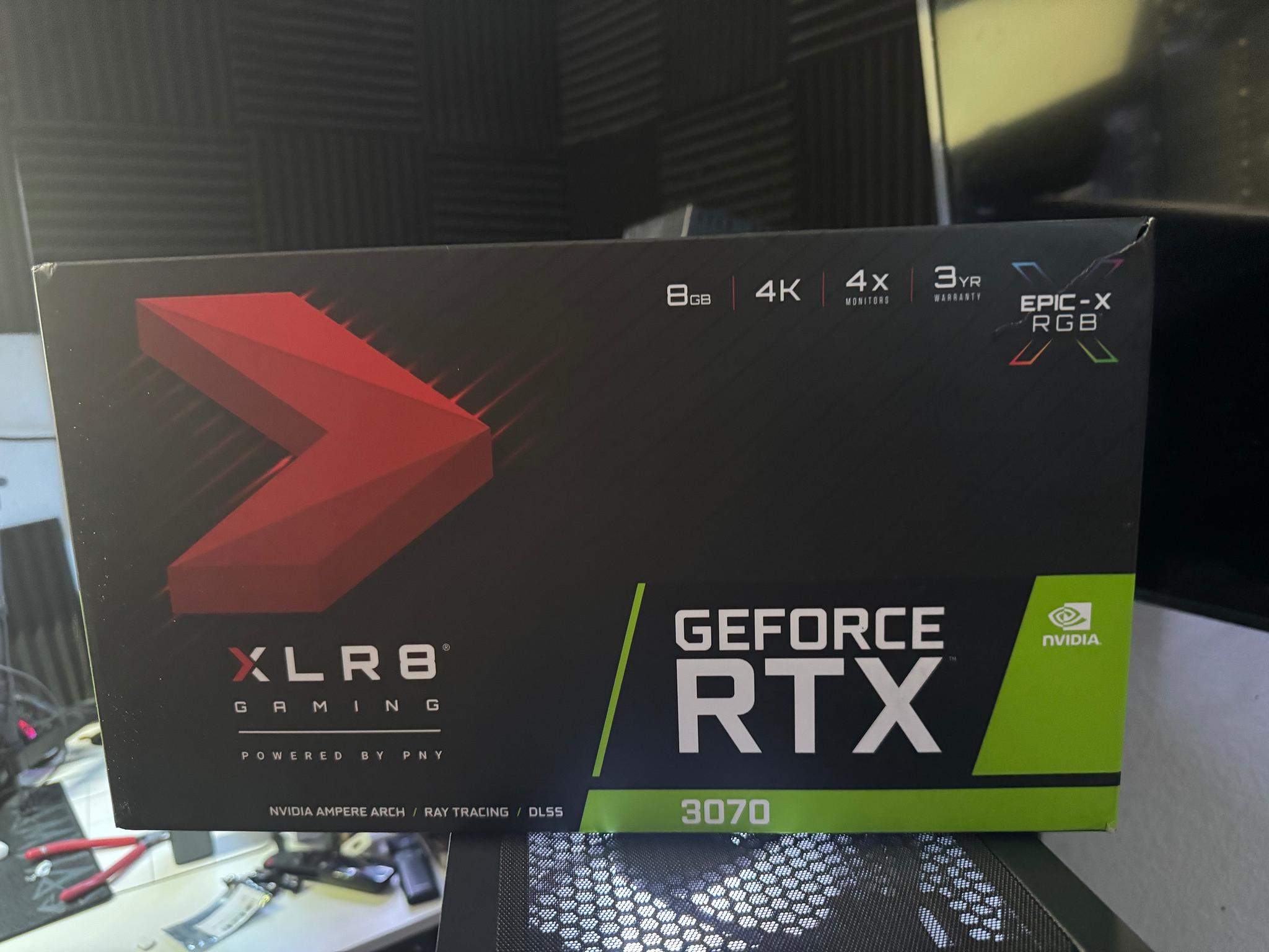 PNY XLR8 RTX 3070 BOX ONLY!