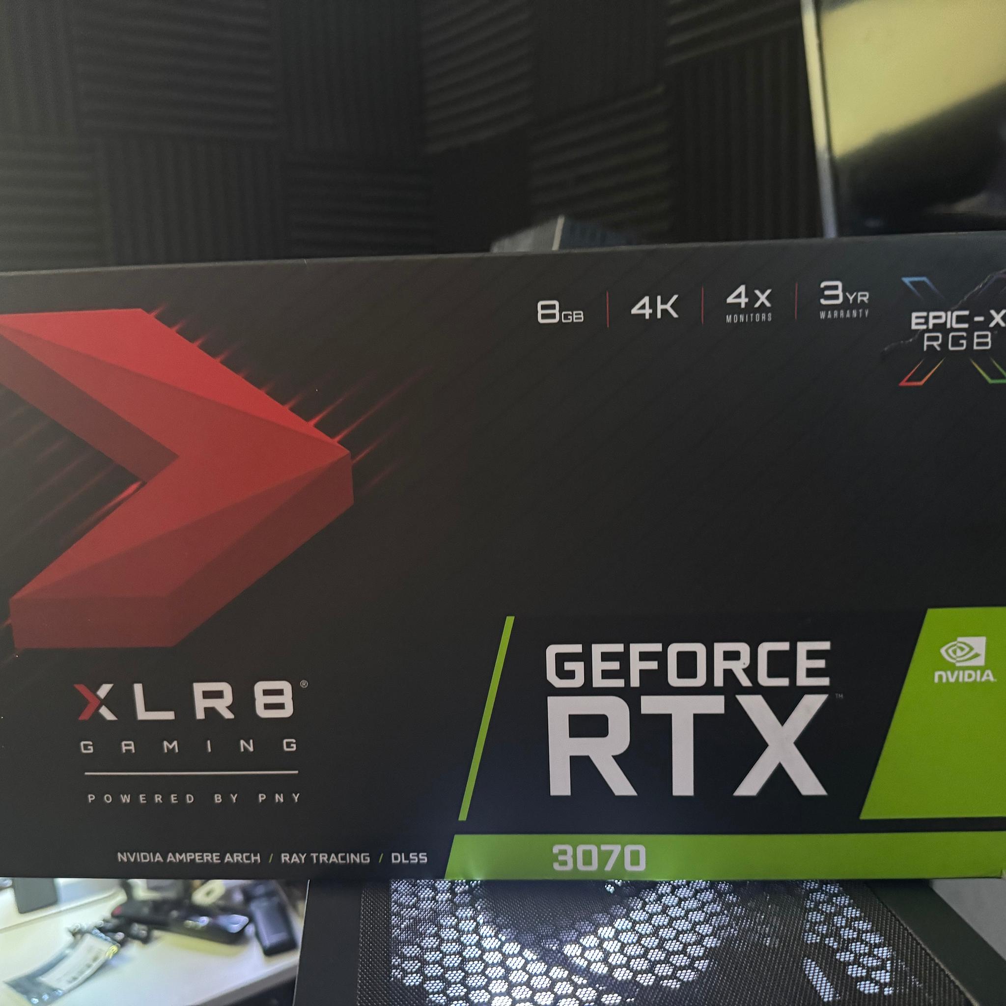 PNY XLR8 RTX 3070 BOX ONLY!