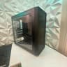 Black ATX Mid-Tower PC Case (Used, Includes 2 Fans)