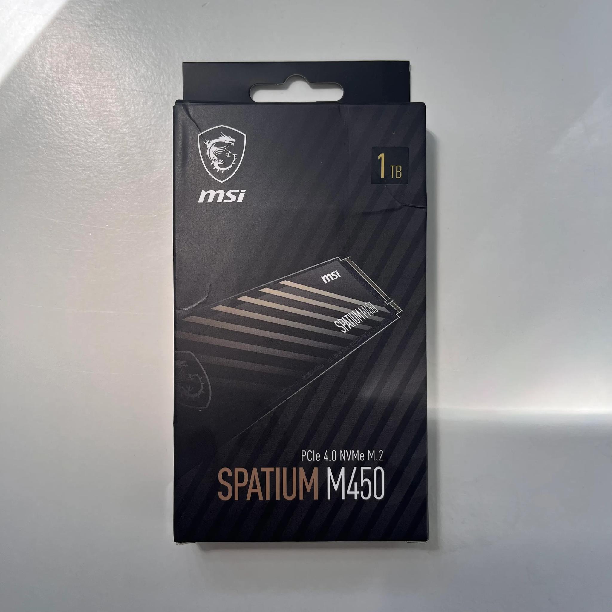 Sealed In box MSI Spatium M450 1TB Gen 4