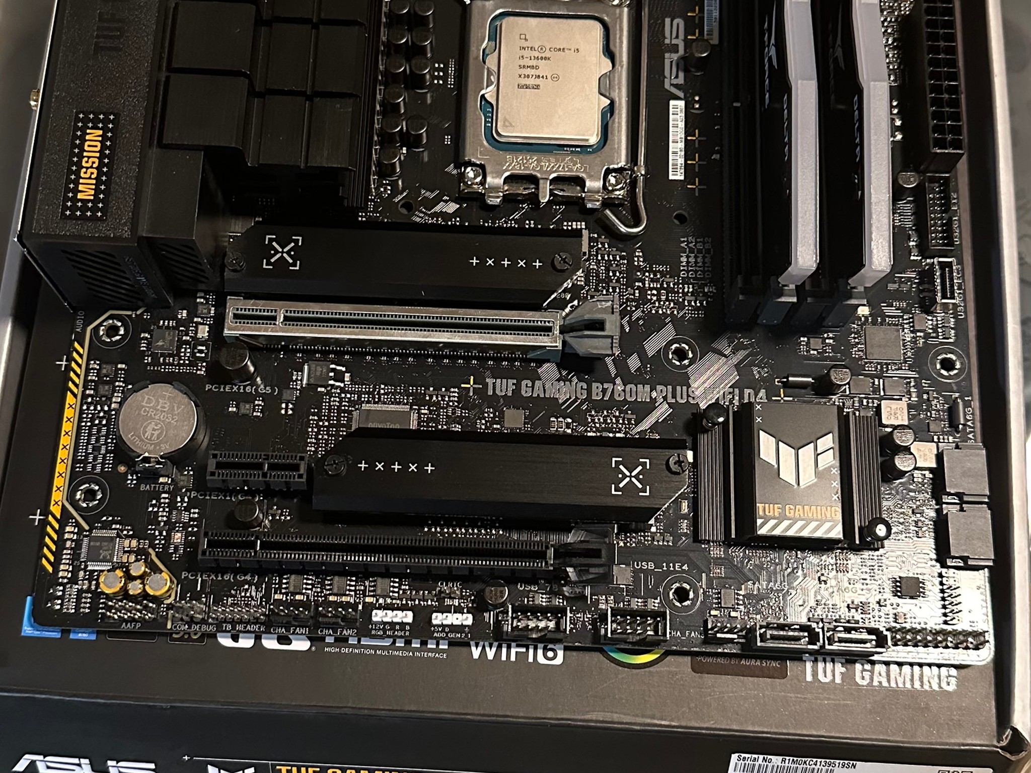Asus TUF B760m-Plus Wifi D4