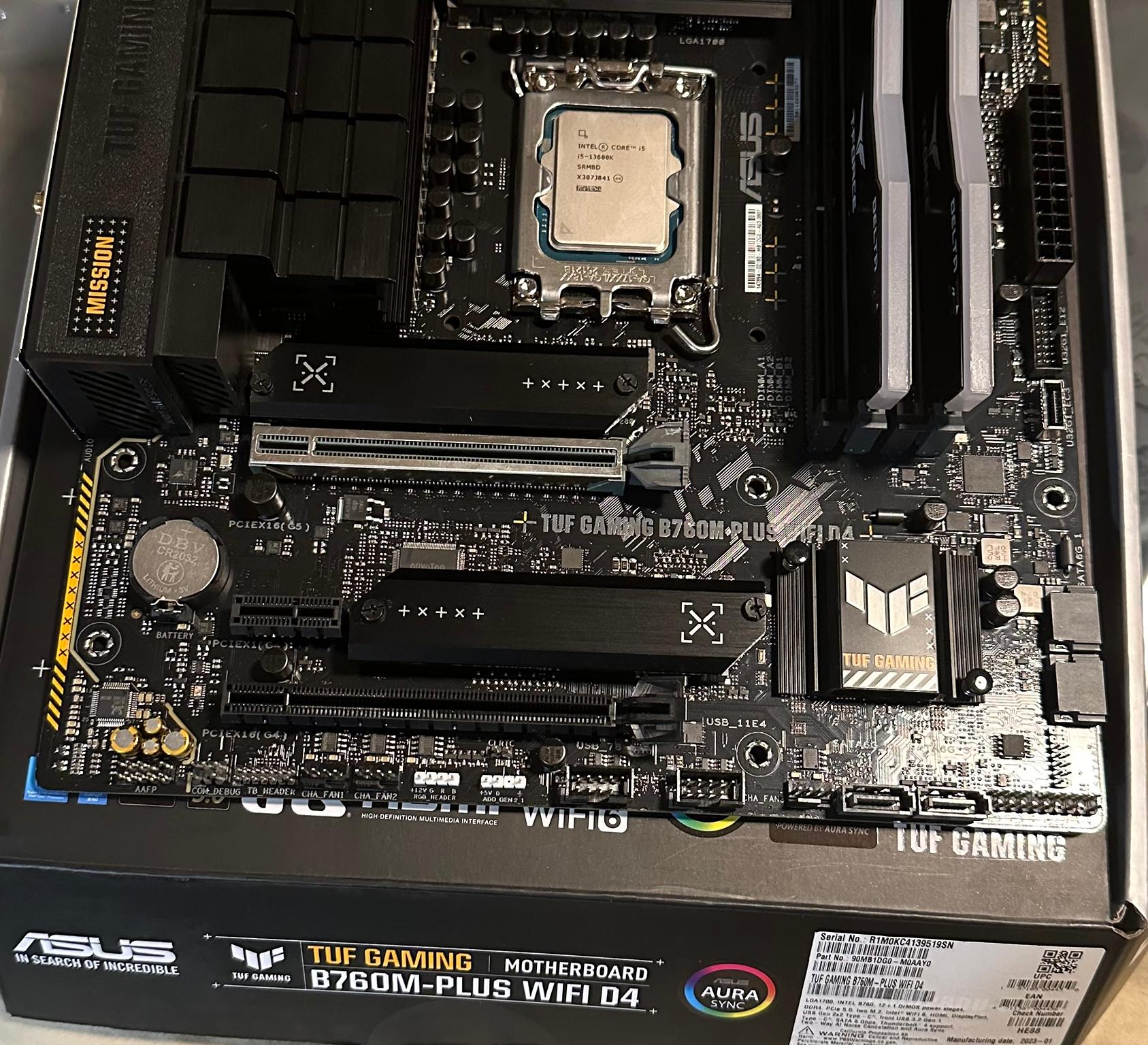 Asus TUF B760m-Plus Wifi D4
