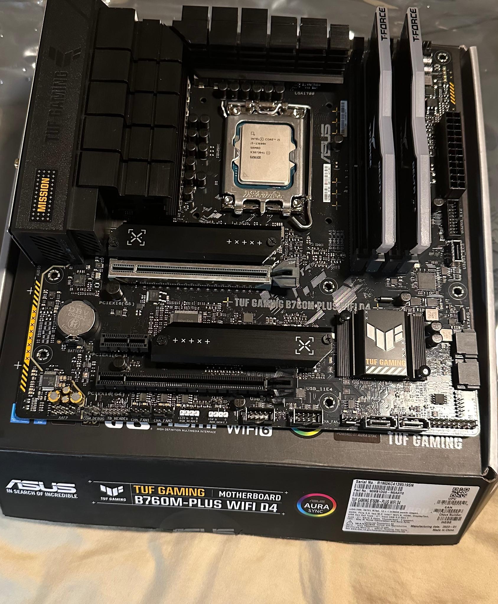Asus TUF B760m-Plus Wifi D4