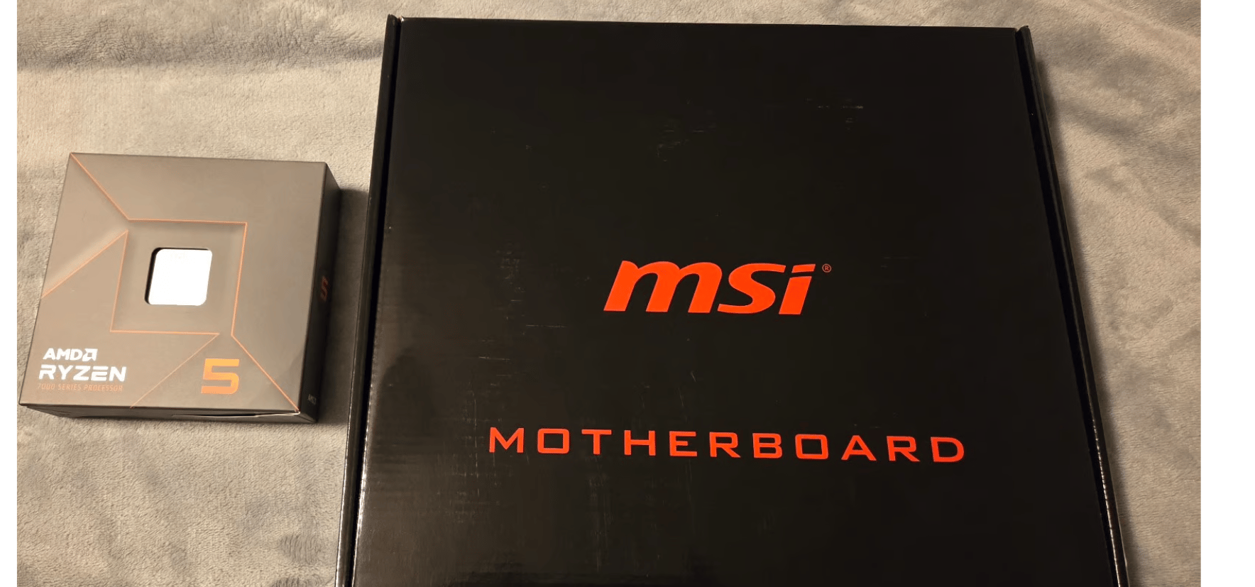 New Ryzen 5 7600x MSI PRO B650-S WiFi Motherboard