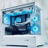 ☃️🌨️Liquid Cooled Gaming PC❄️Nvidia RTX 4070 12GB❄️AMD Ryzen 7 5800X 8 core❄️32GB DDR4❄️1TB NVME