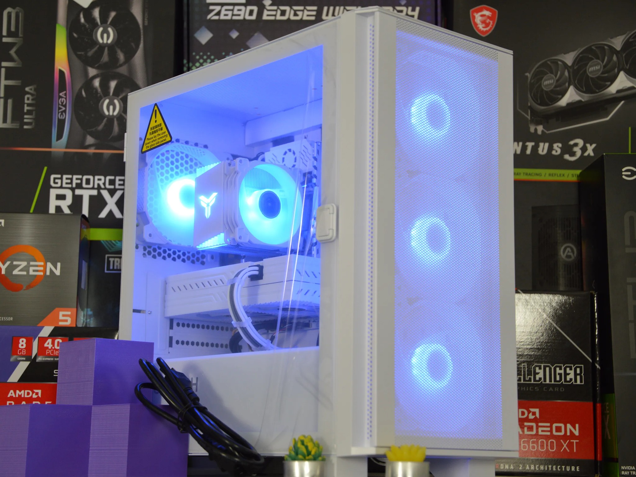 ❄️🌨| RX 580 8GB | INTEL XEON E5 2670 V3 | 16GB RAM | 1TB SSD | Crystal Snow |