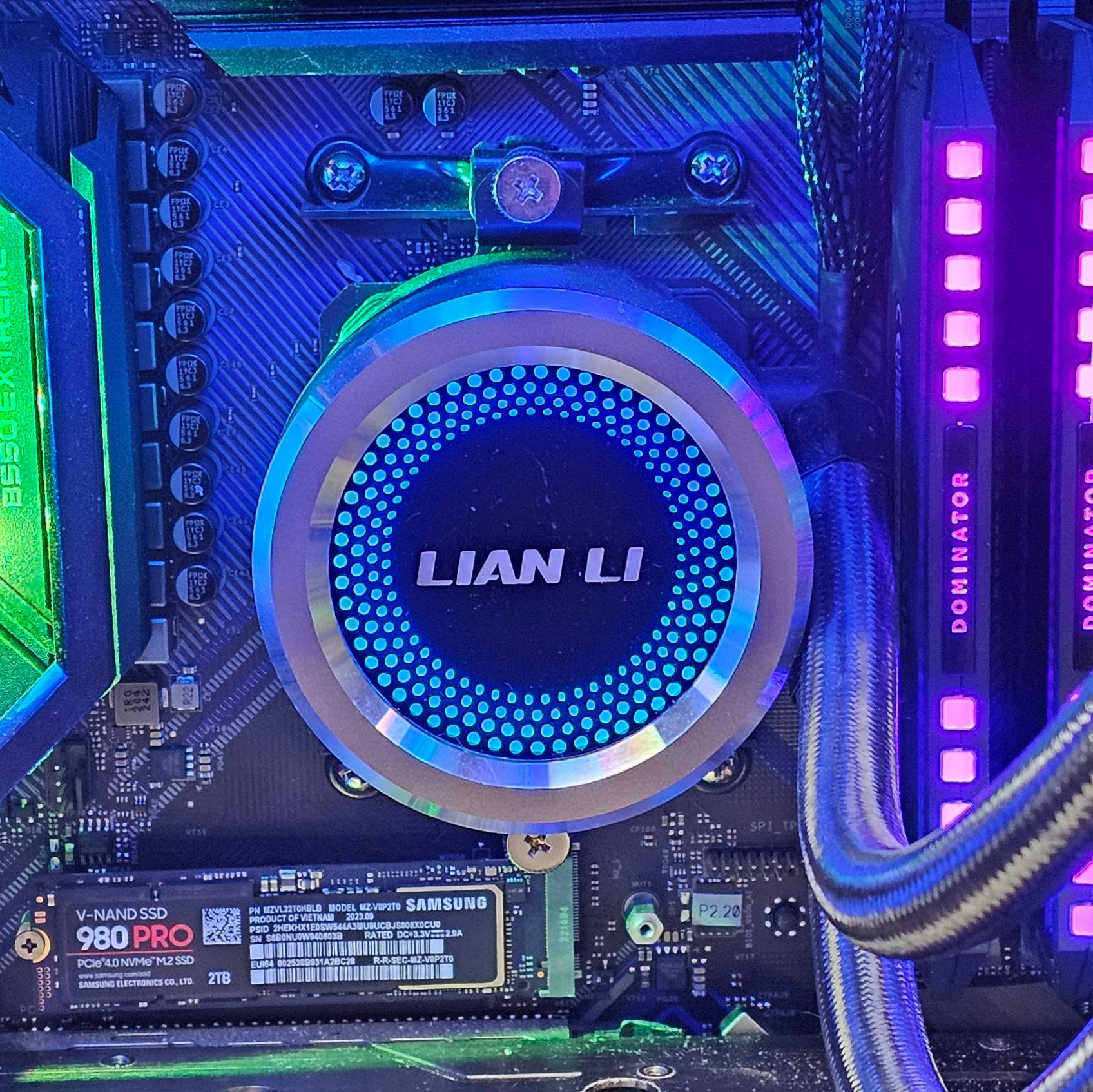 360mm AIO LIAN LI CPU Liquid Cooler for AMD AM4