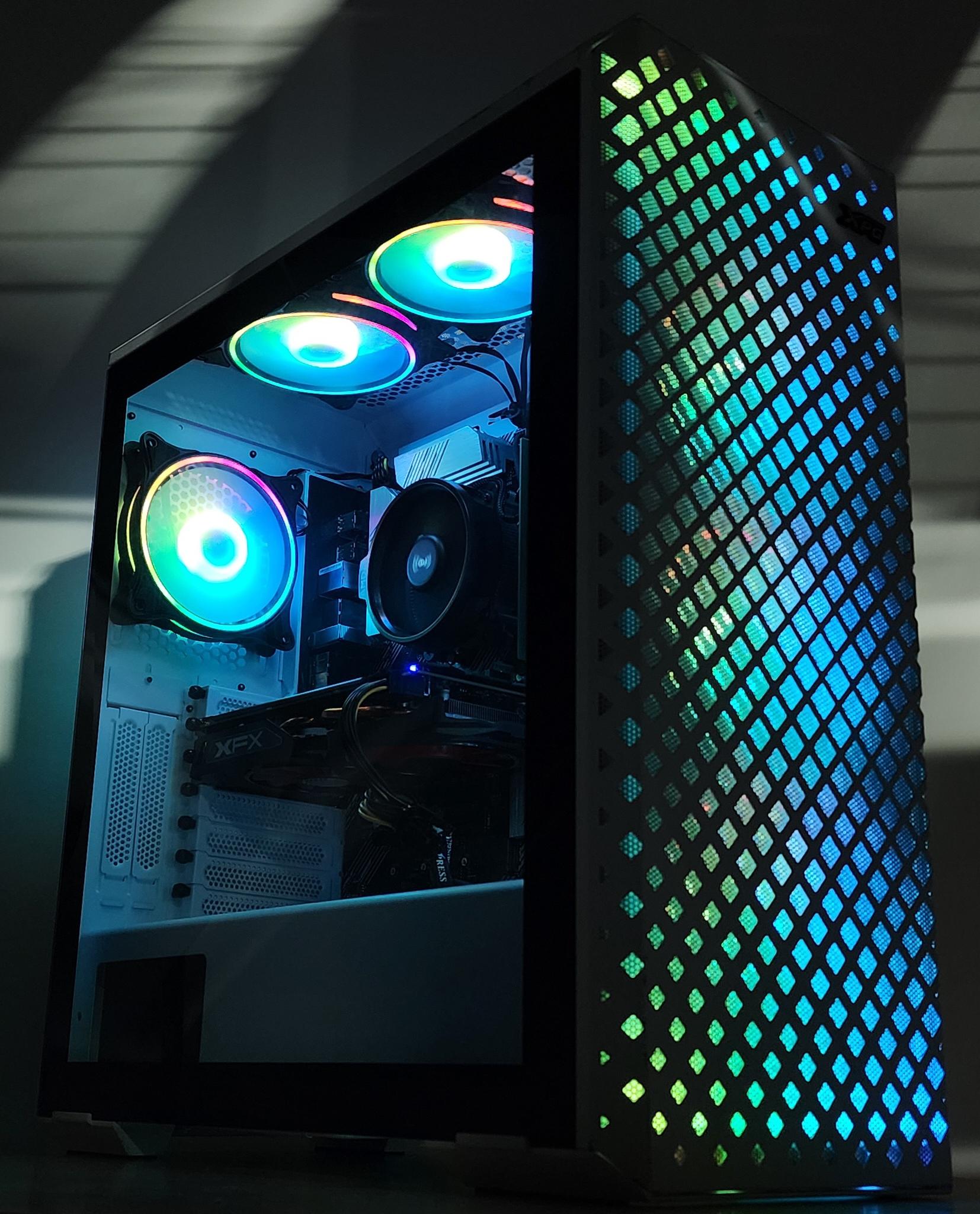 Gaming PC Ryzen 3 4100 8GB RAM 256GB SSD+1TB HDD RX 570 8GB Windows 11 Computer